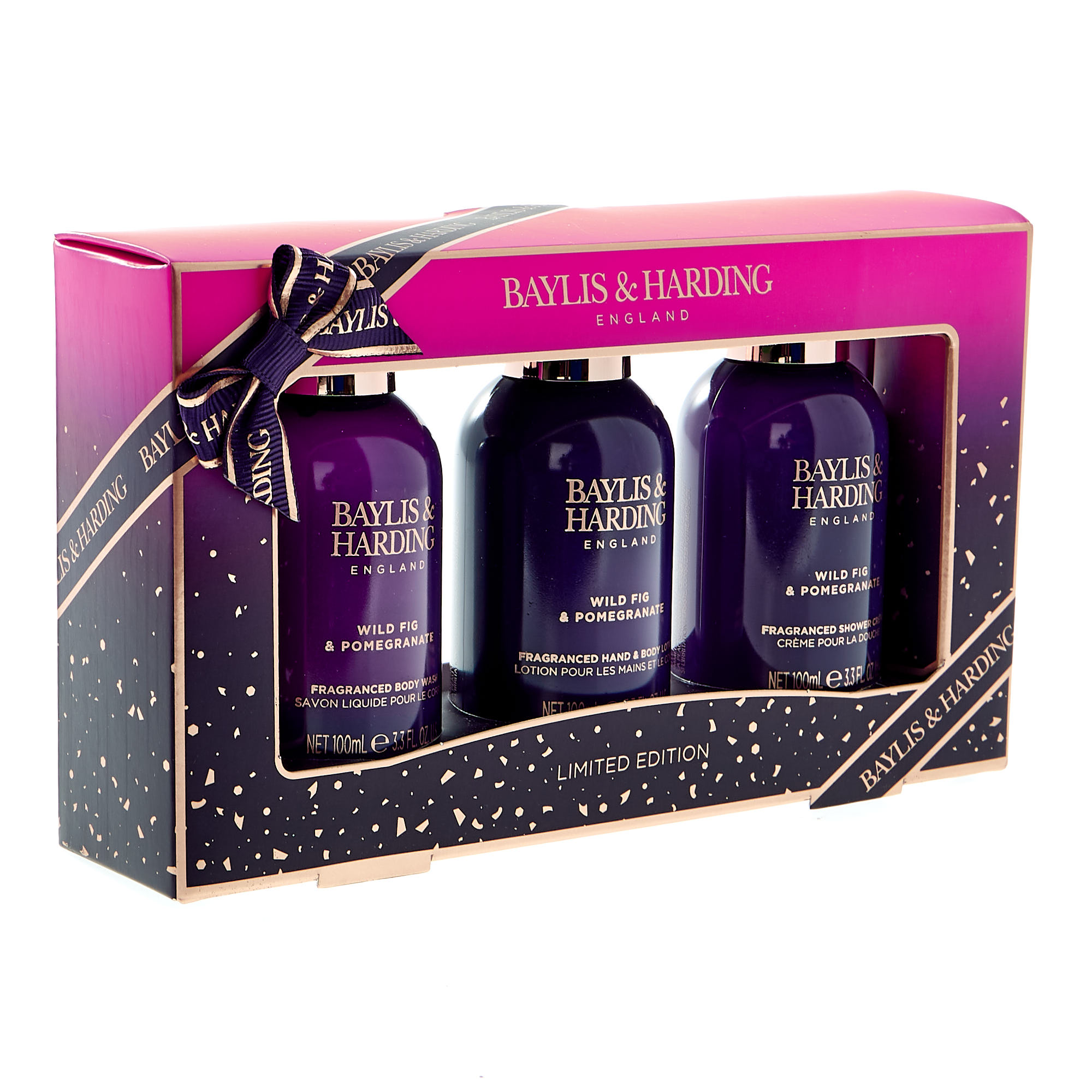 Baylis & Harding Wild Fig & Pomegranate Shower Trio