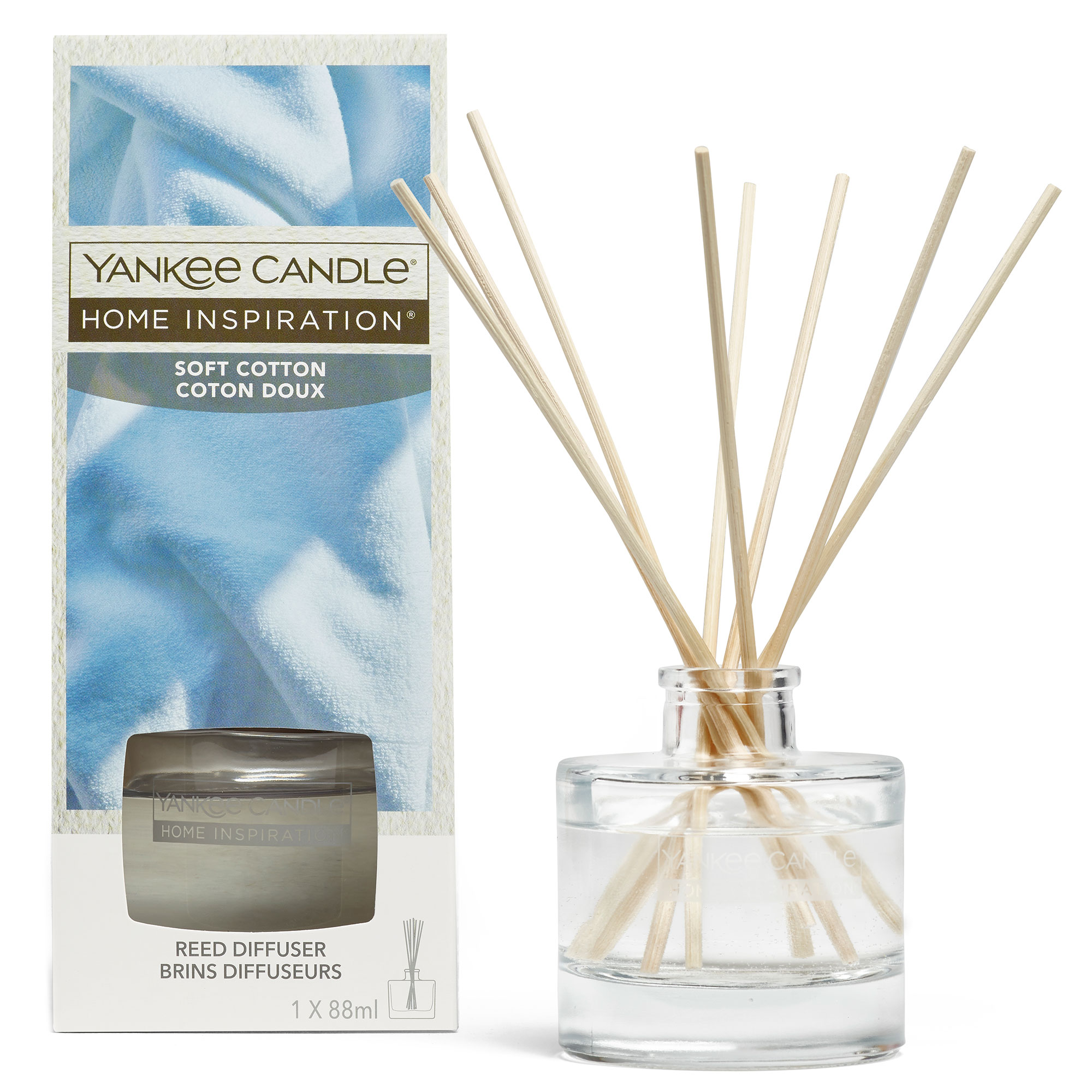 Yankee Candle Home Inspiration Soft Cotton Reed Diffuser