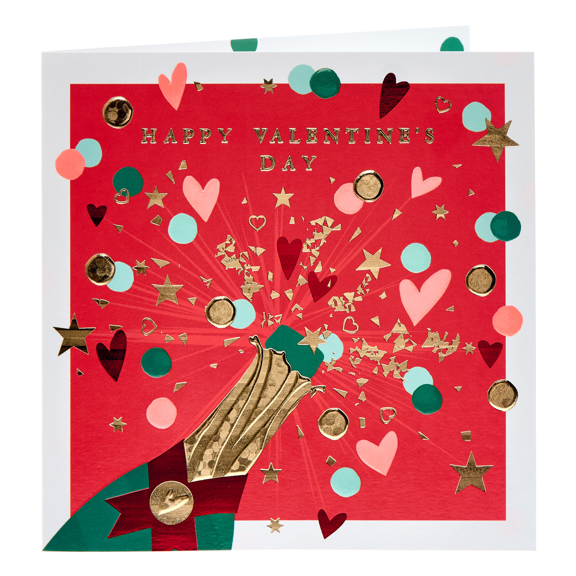 Champagne Bottle Studio 41 Valentine's Day Card