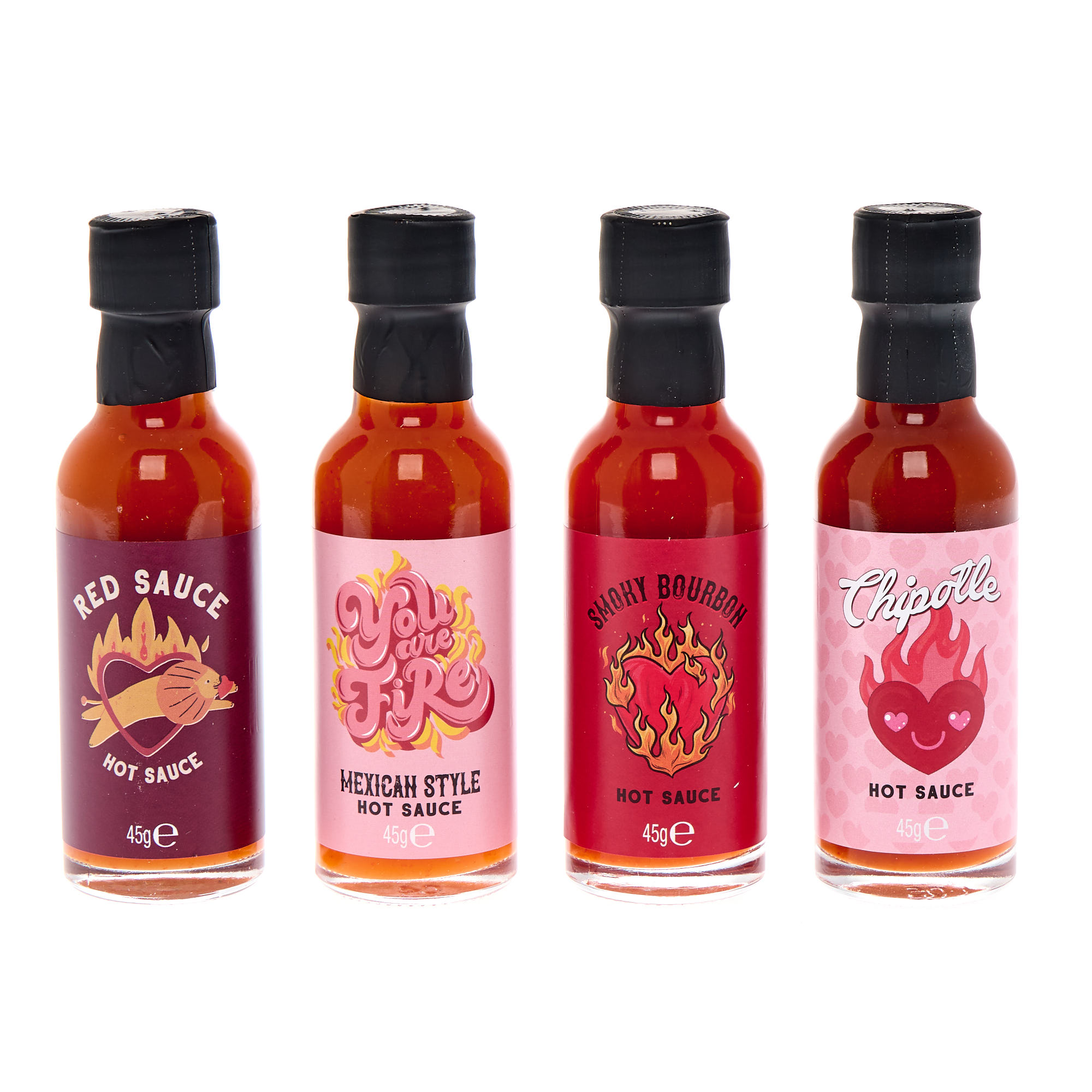 Burning Love Hot Sauce 4 Pack