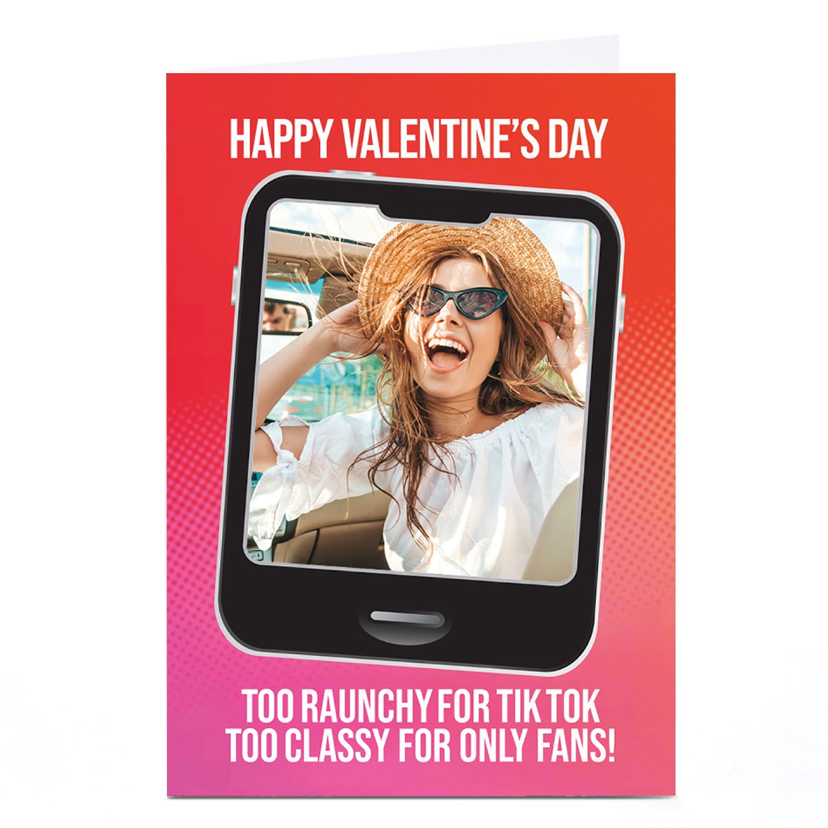 Photo PG Quips Valentine's Day Card - Too Raunchy Too Classy