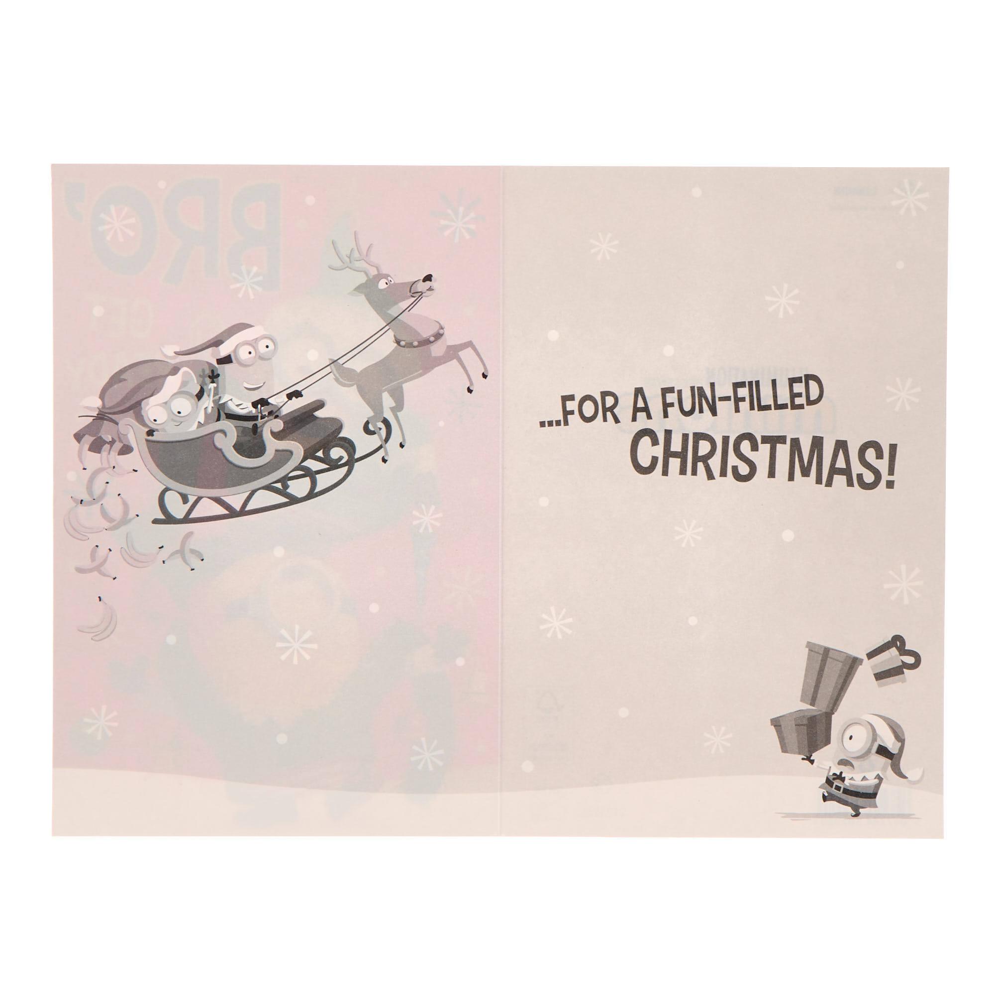 Brother Get Ready Minions Christmas Card