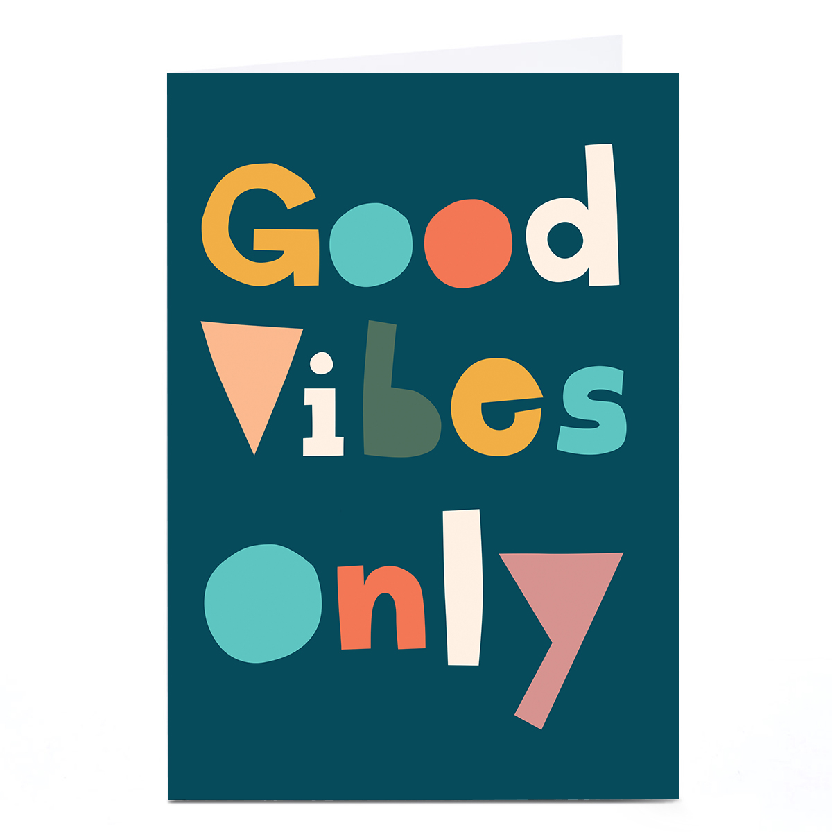 Personalised Hello Munki Card - Good Vibes Only