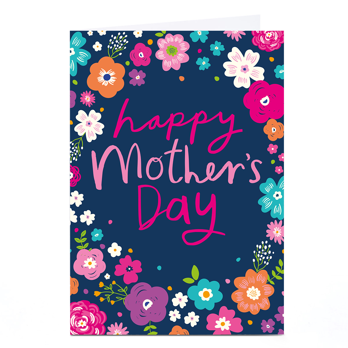 Personalised Pigment Mother's Day Card - Bright Florals