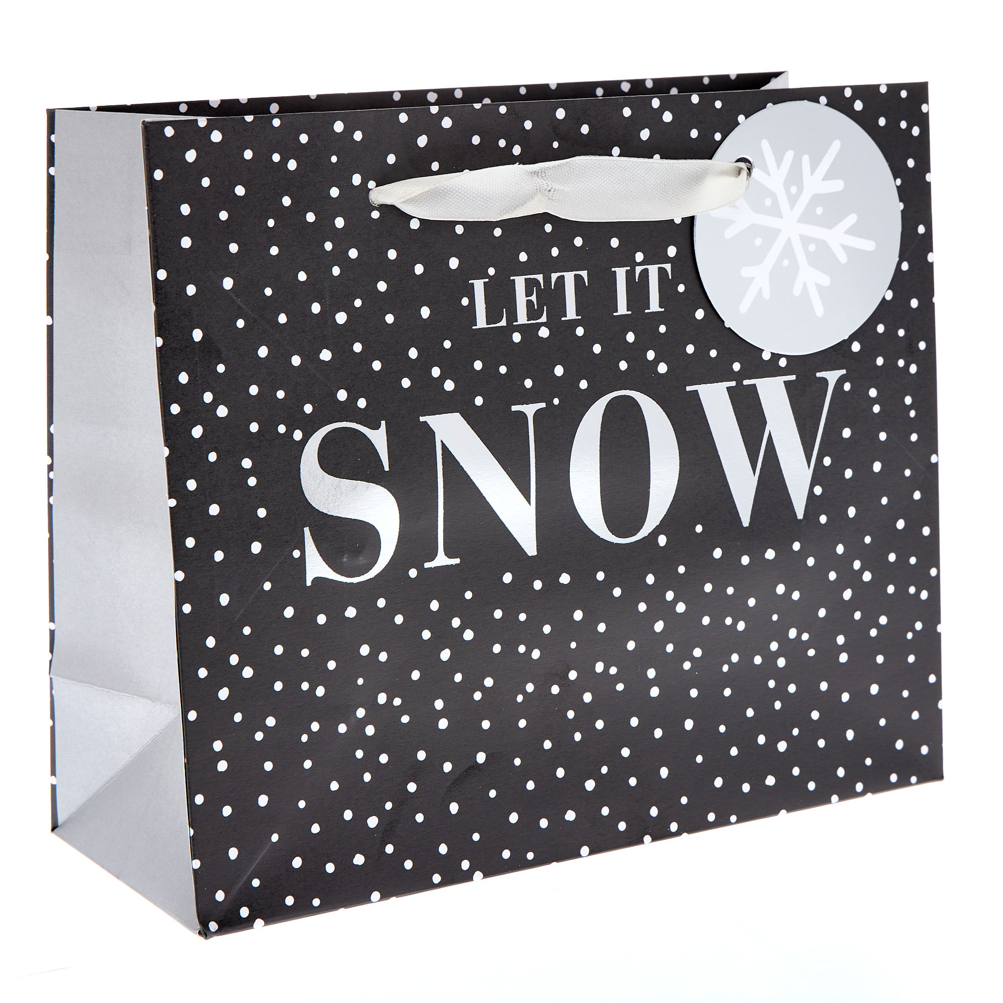 Let it Snow Medium Landscape Christmas Gift Bag