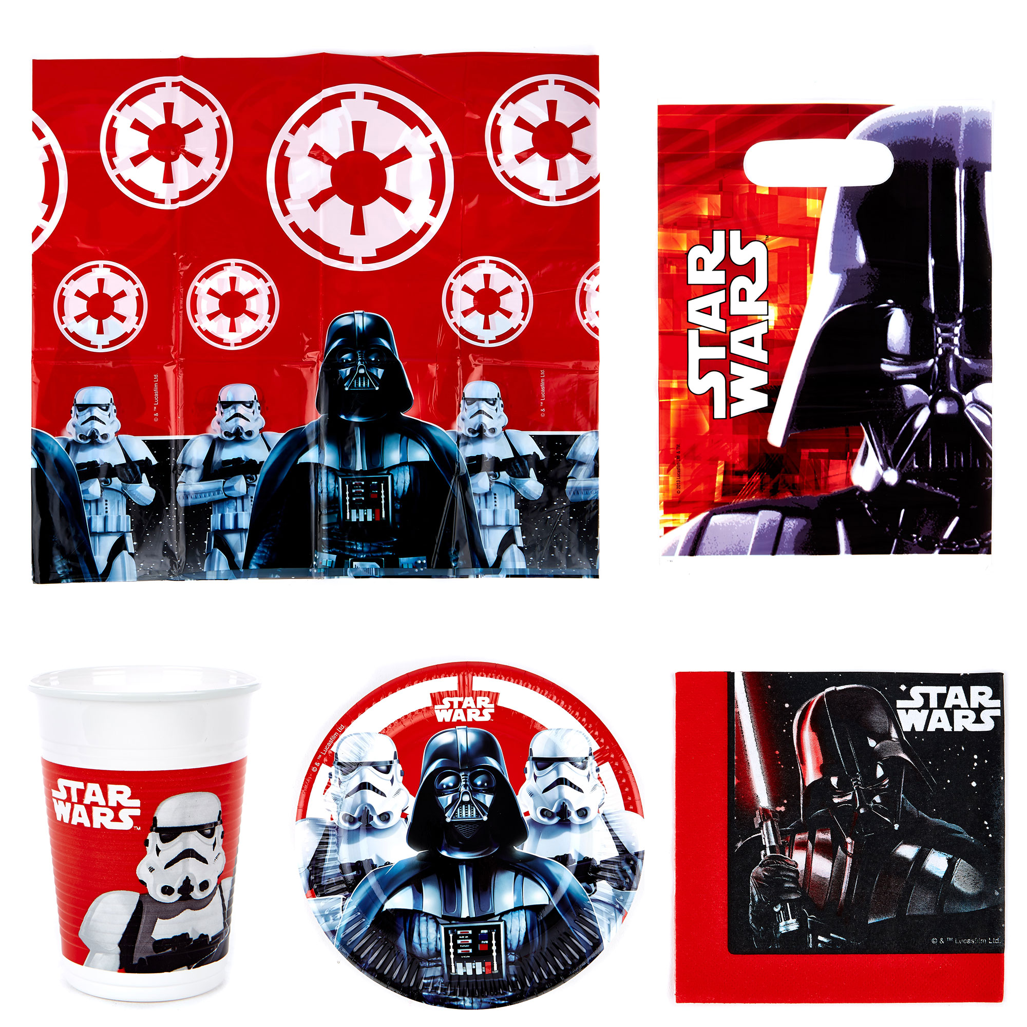 Star Wars Final Battle Party Tableware Bundle - 16 Guests