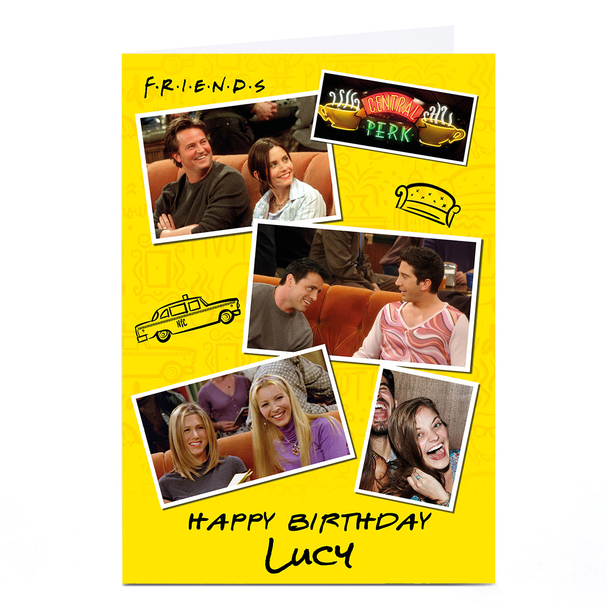 FRIENDS Photo Card - Central Perk Birthday