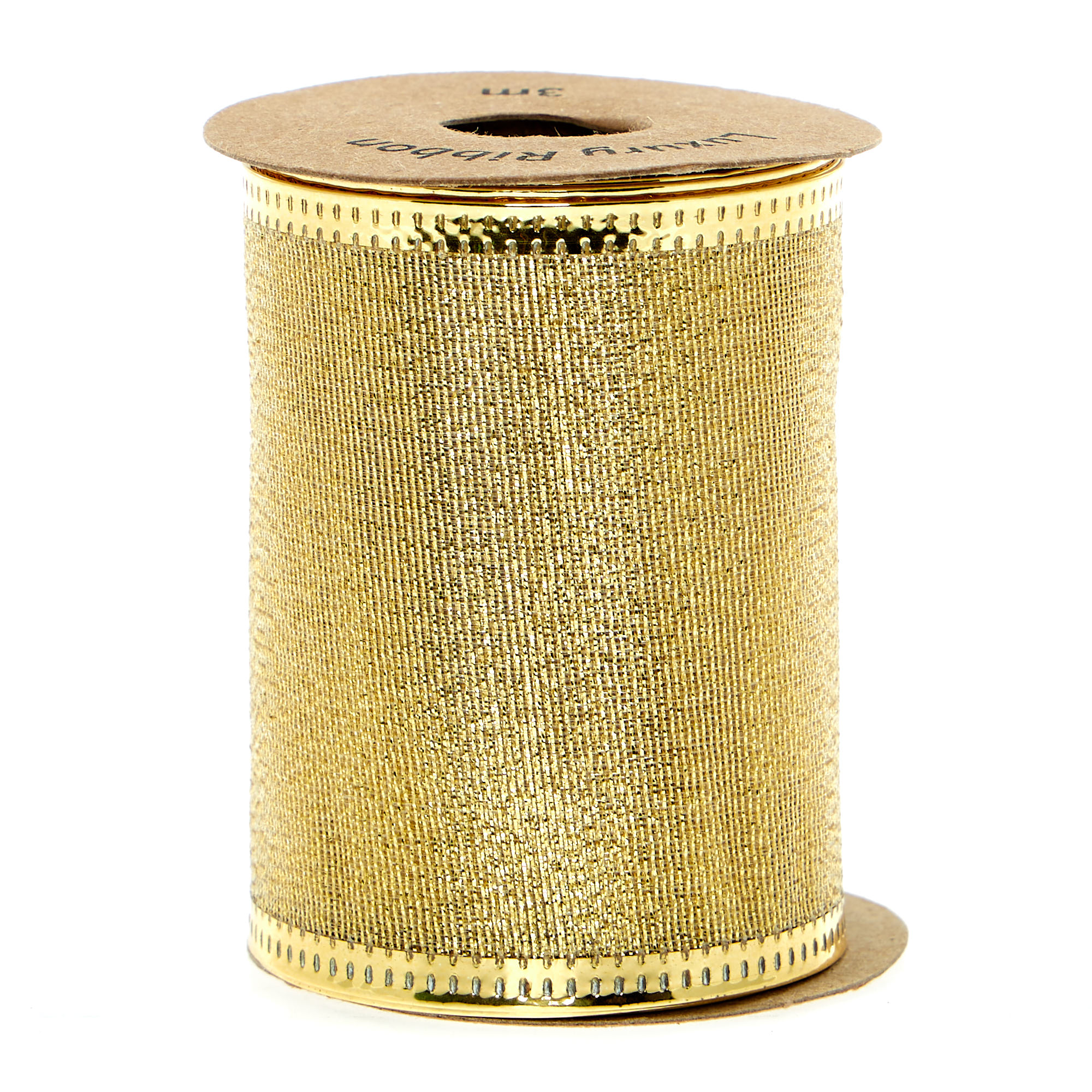 Luxury Thick Gold Ribbon - 3m Reel