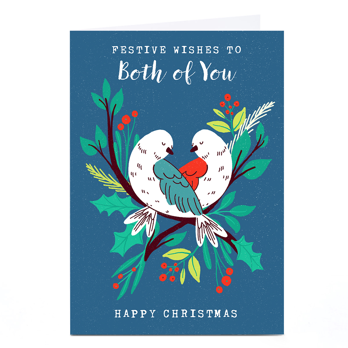 Personalised Dalia Clark Christmas Card - Both of You