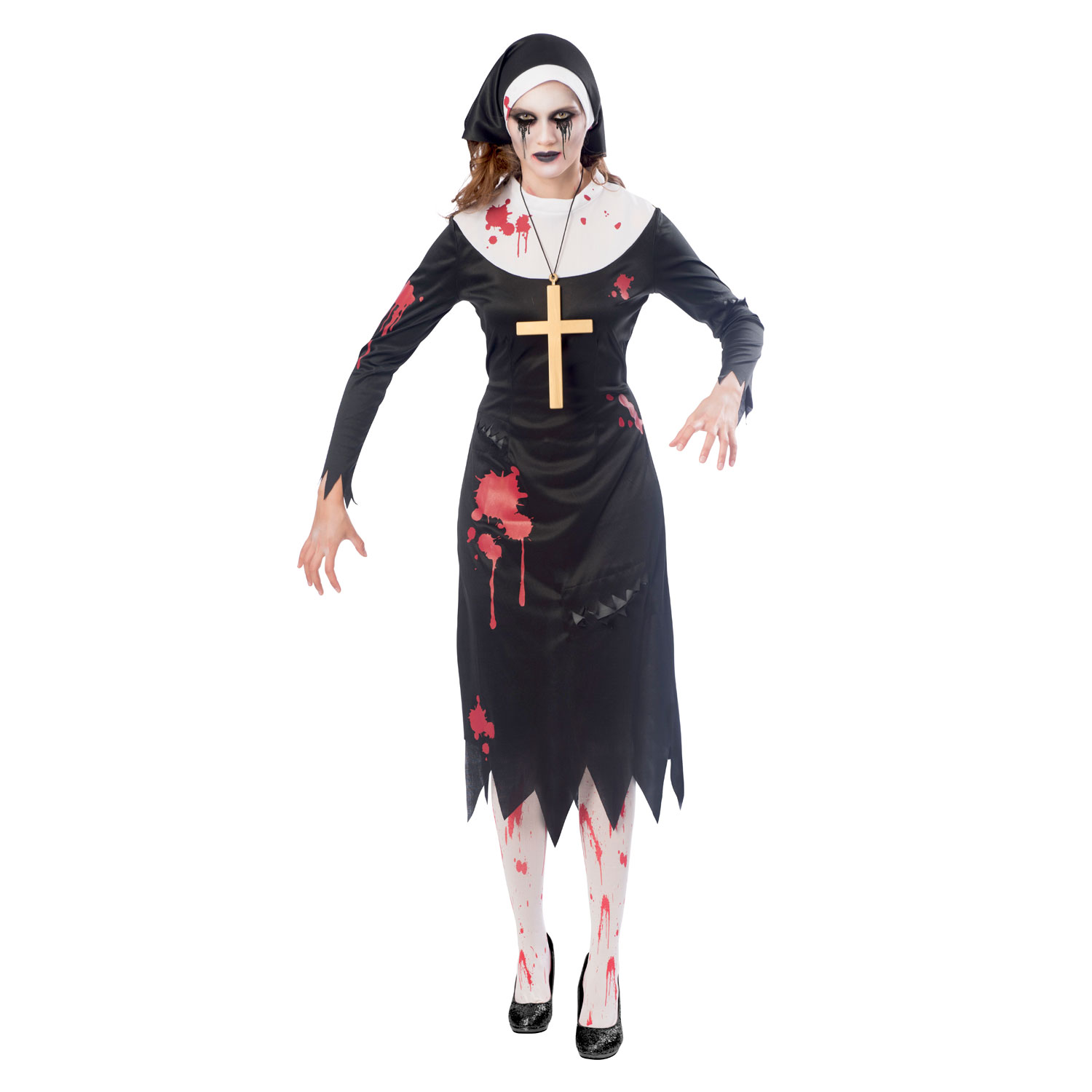 Zombie Nun Adult Fancy Dress Costume