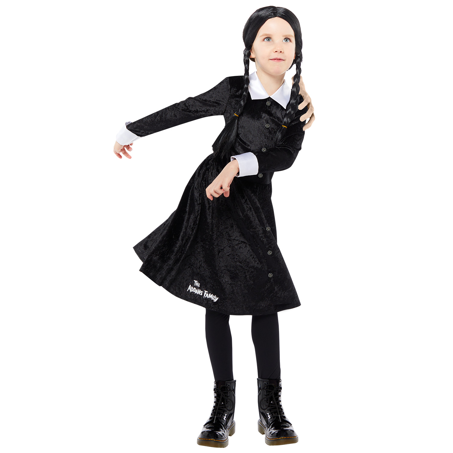 Wednesday Addams Children's Fancy Dress Costume