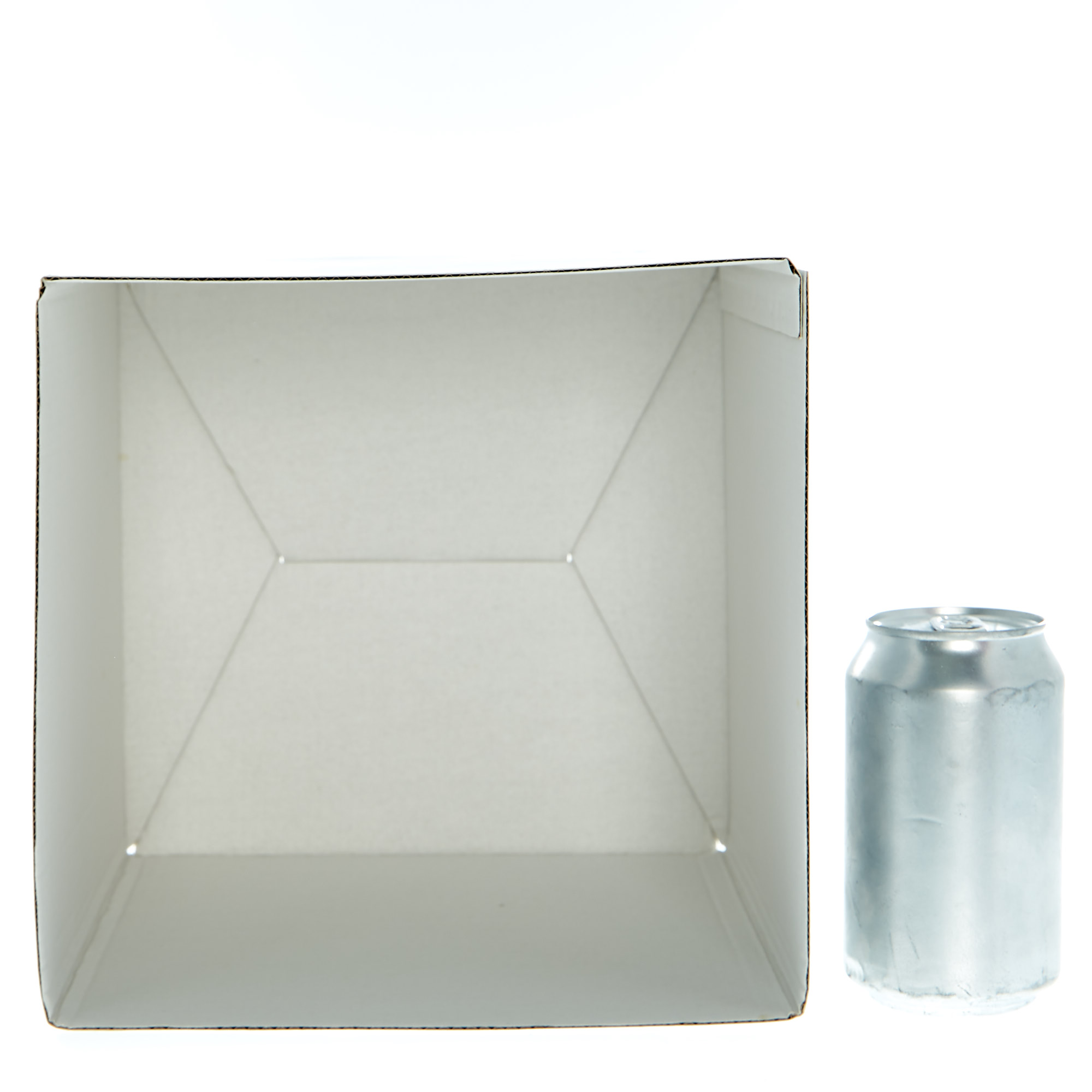 Buy Large Silver & White Flat-Pack Christmas Gift Box for GBP 1.49