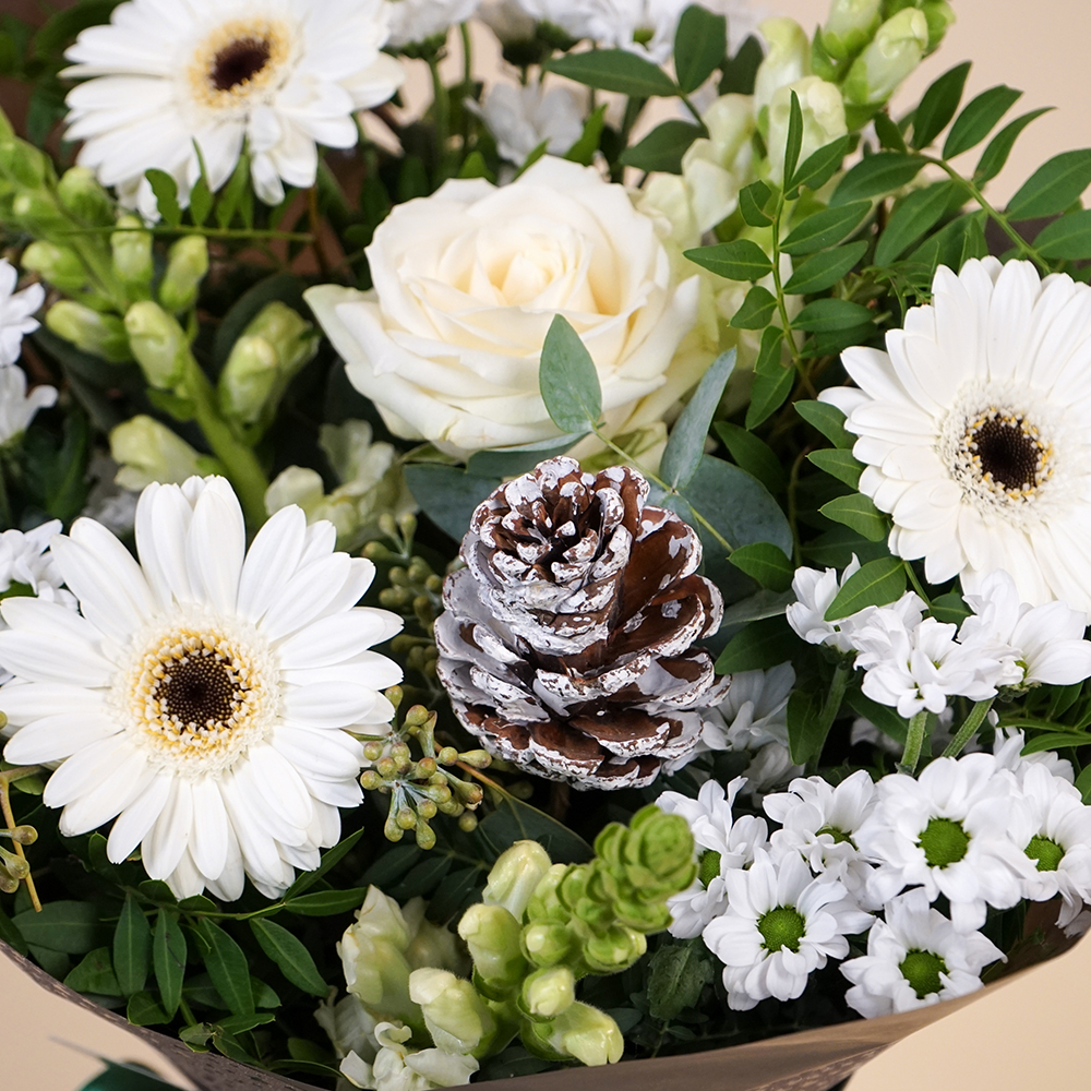 Let It Snow Flower Bouquet - Free Delivery!