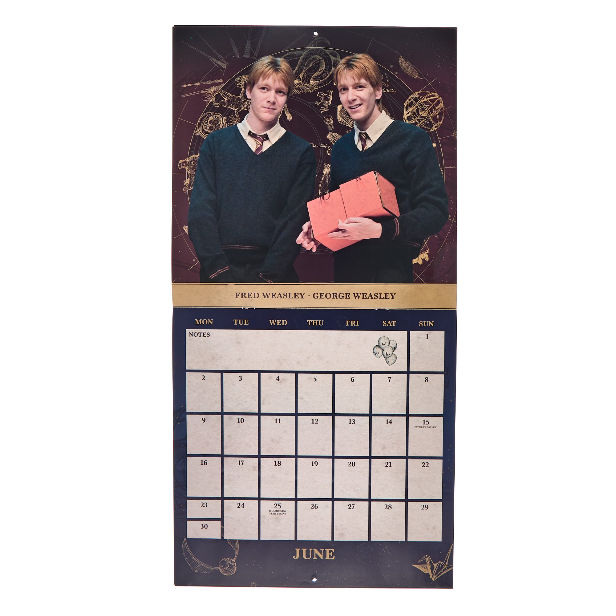 Harry Potter 2025 Square Wall Calendar