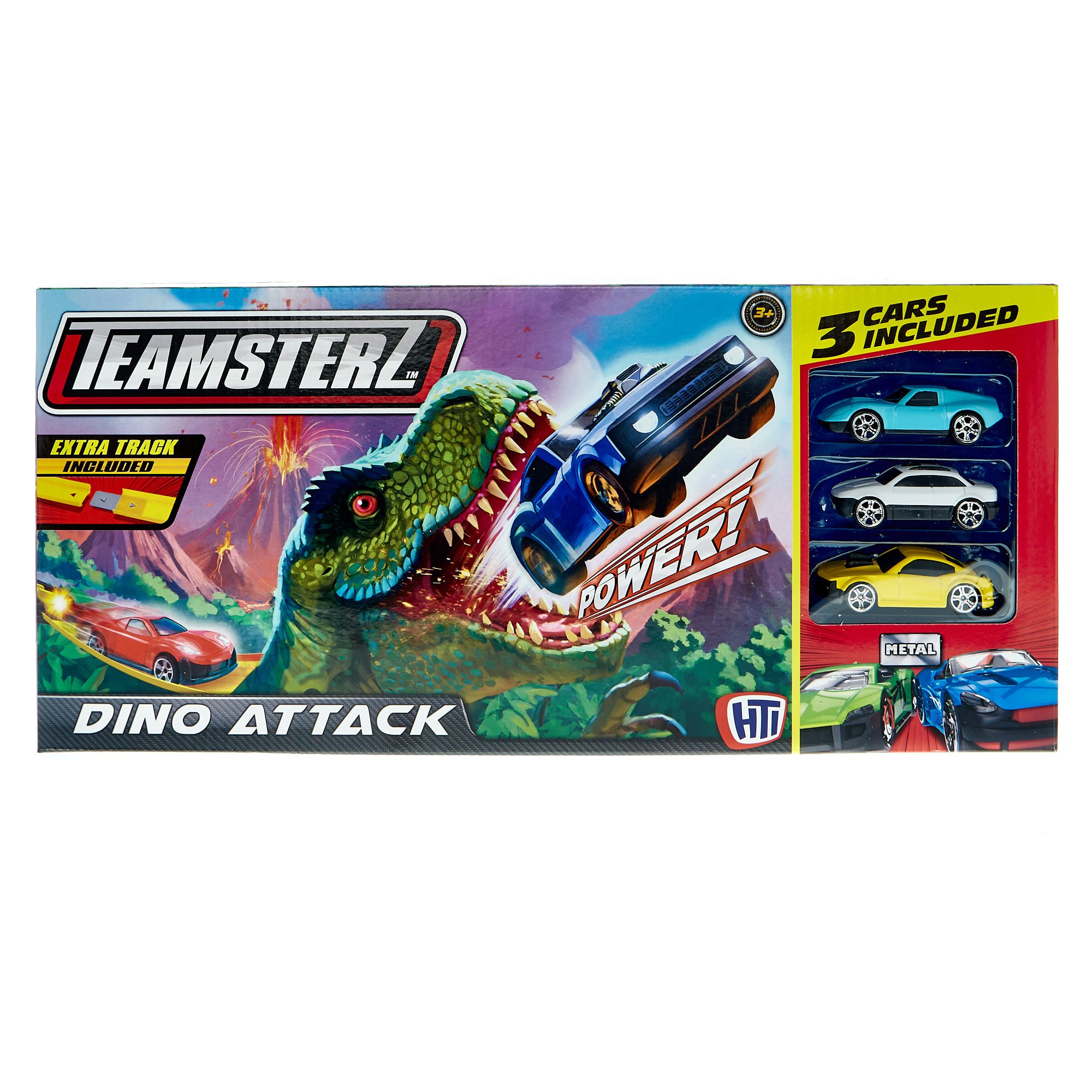 Teamsterz Dino Attack Track & Cars Toy Set