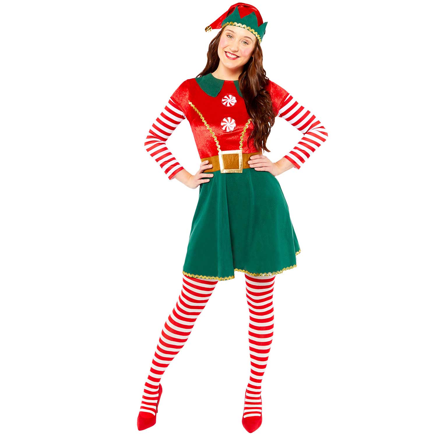 Elf Dress Adult Fancy Dress Costume