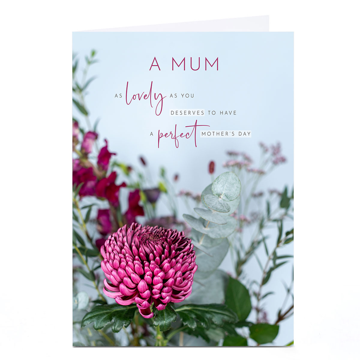 Personalised Mother's Day Card - A Mum As Lovely As You