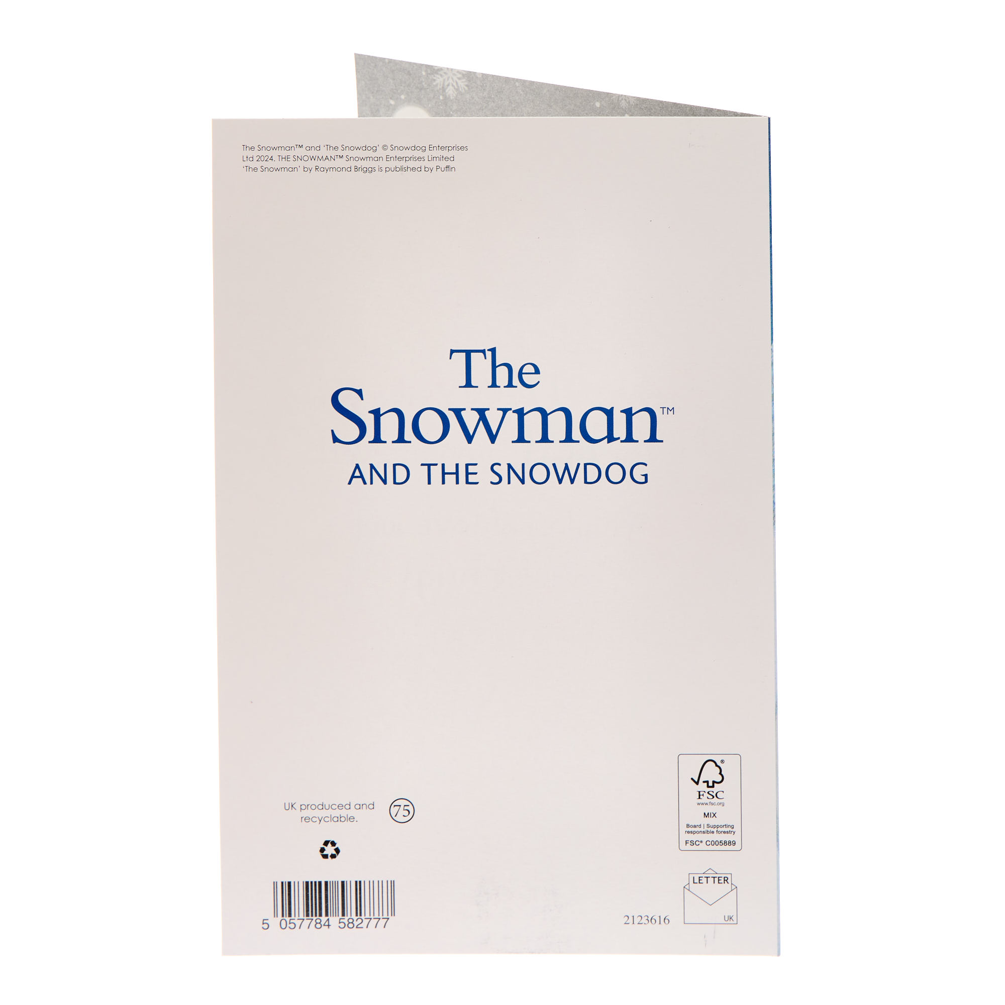 Daddy The Snowman & The Snowdog Christmas Card