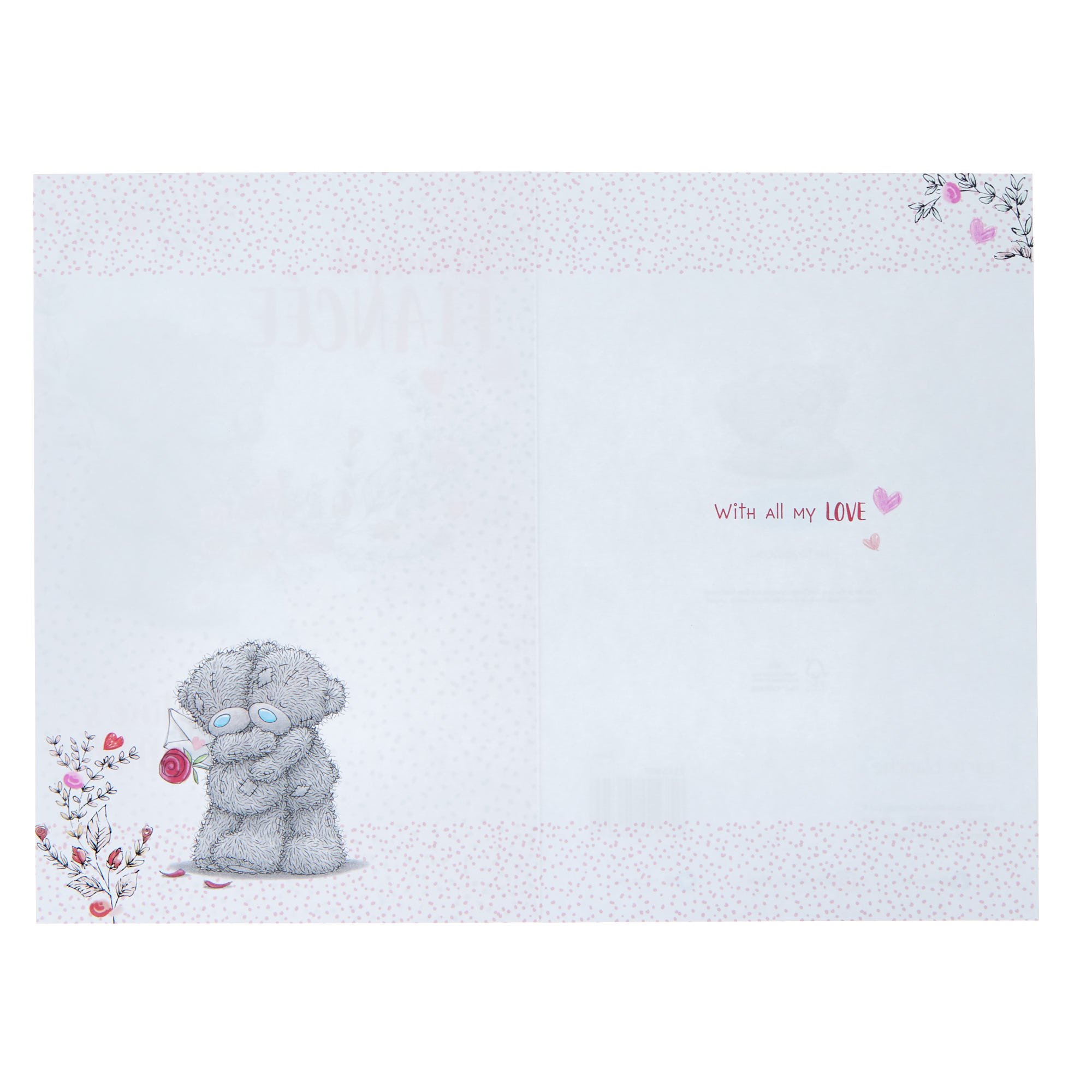 Beautiful Fiancee Tatty Teddy Valentine's Day Card