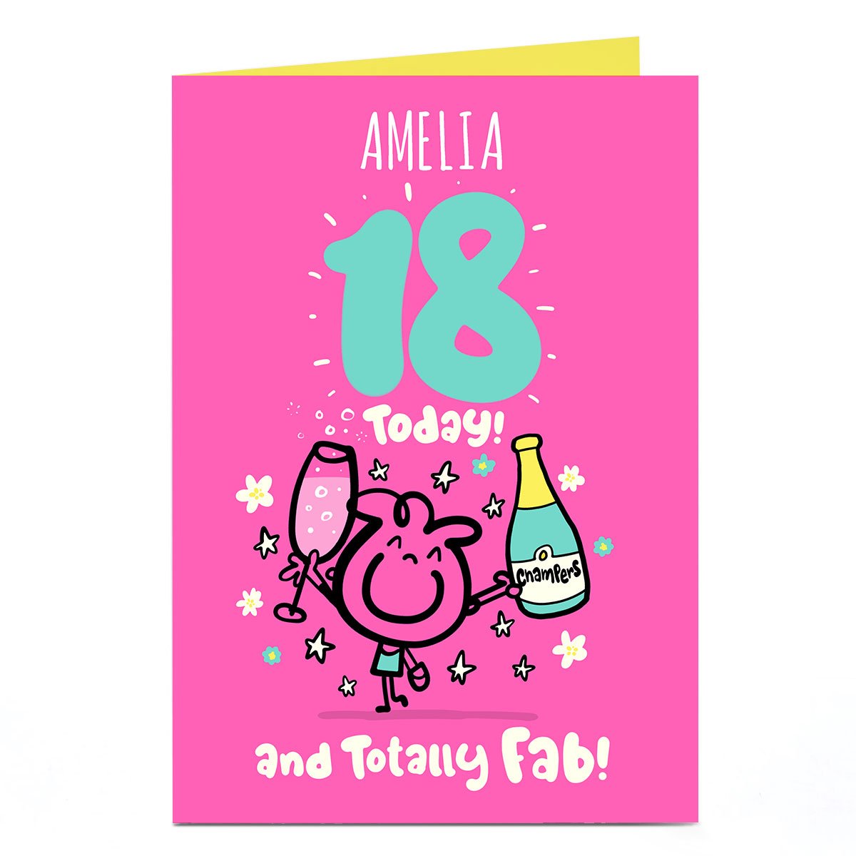 Personalised Fruitloops 18th Birthday Card - Totally Fab