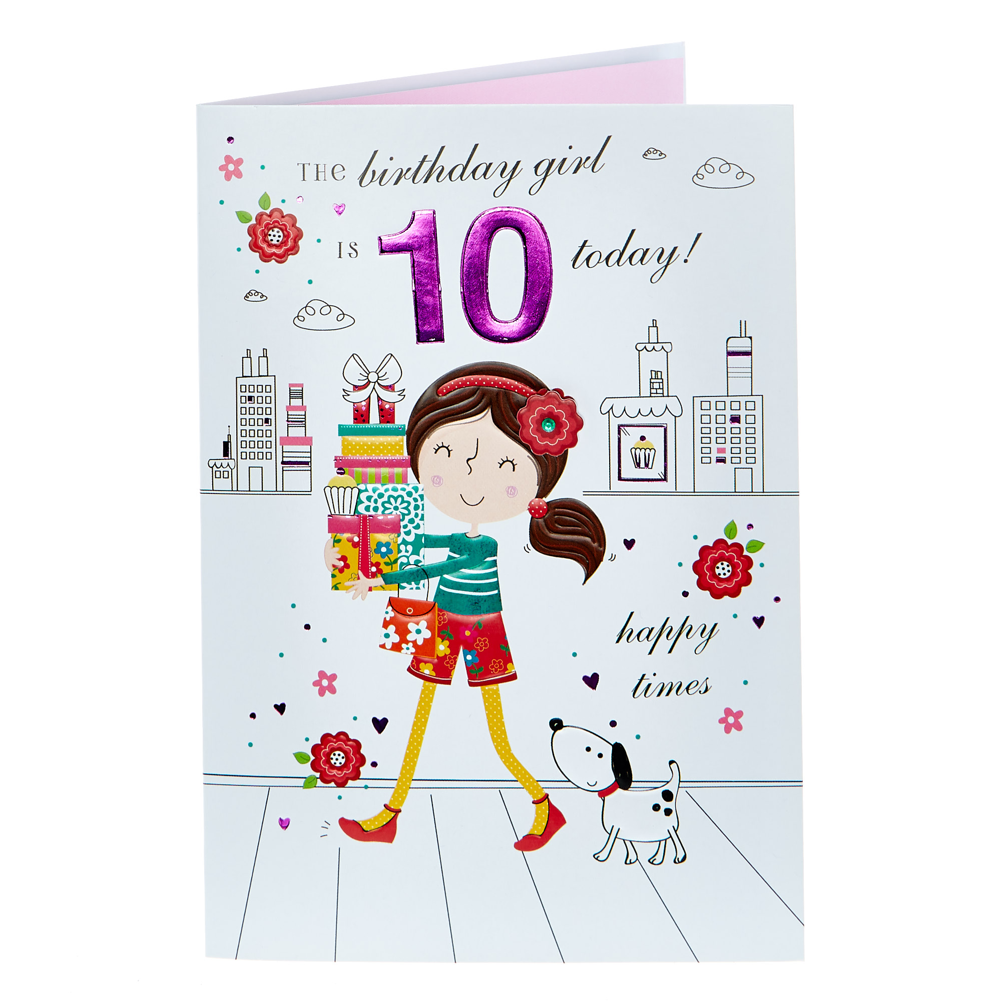 10th Birthday Card Template - Printable Templates Free
