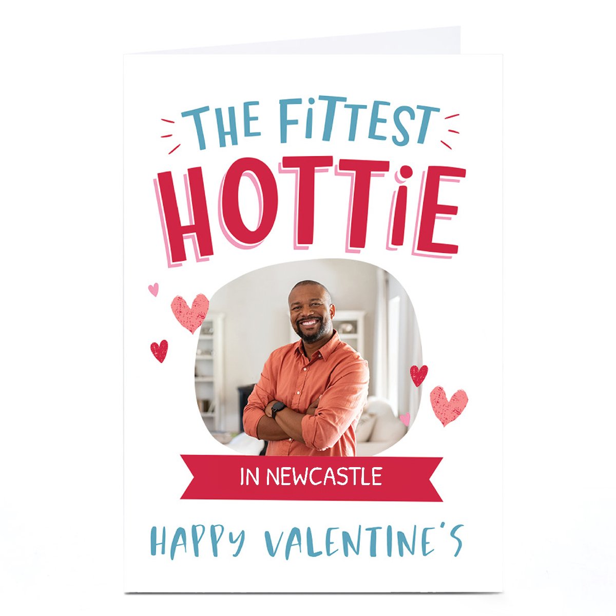 Photo Ebony Newton Valentine's Day Card - The Fittest Hottie