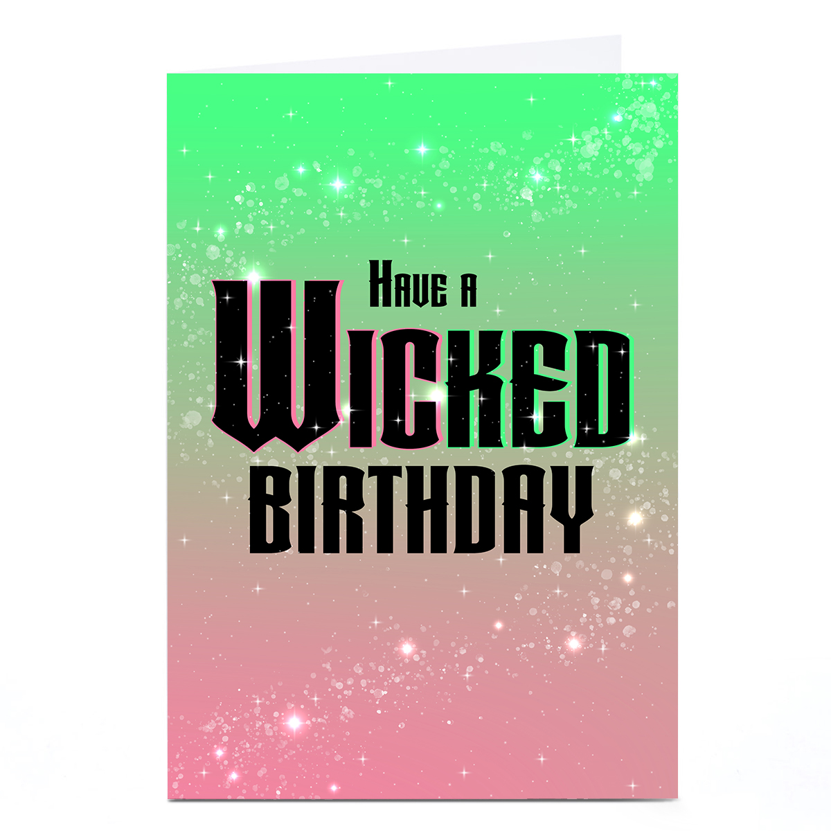 Personalised Birthday Card - Have a Wicked Birthday