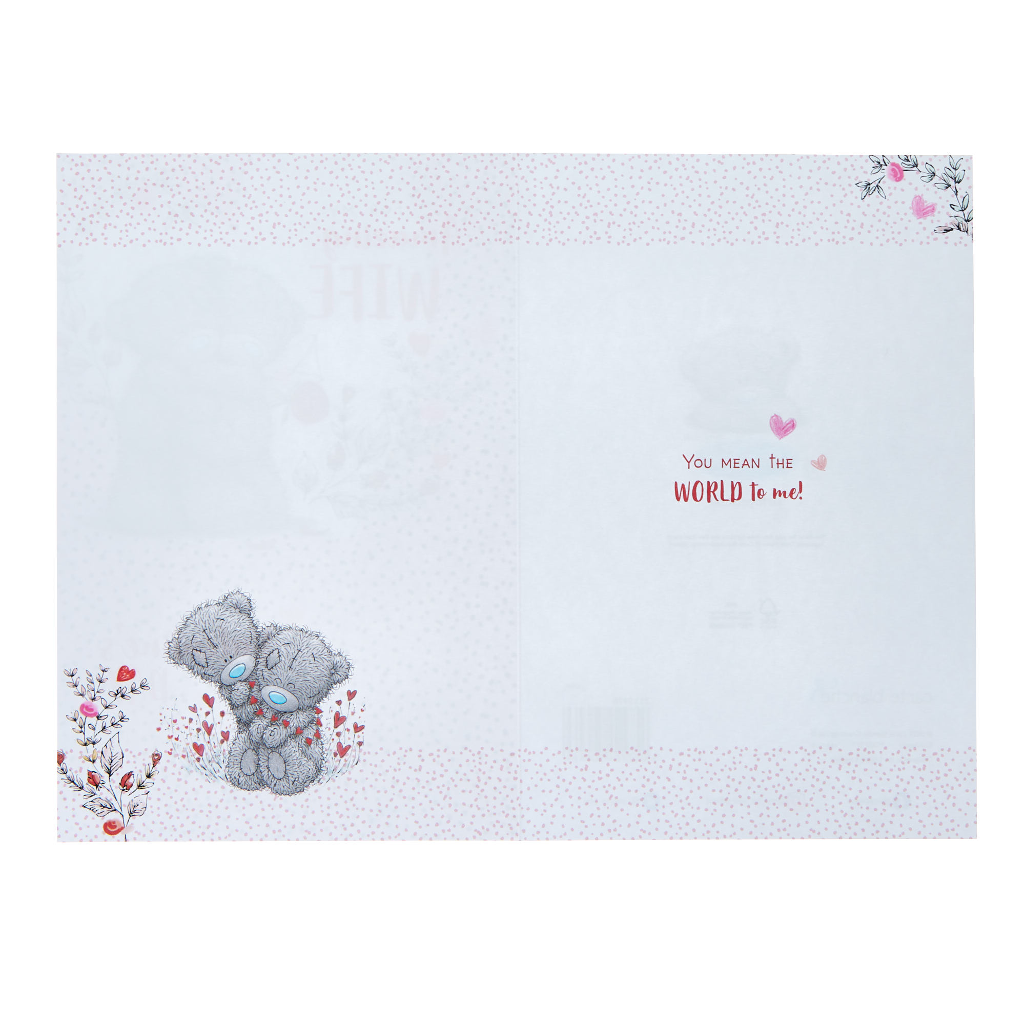 Tatty Teddy Amazing Wife Valentine's Day Card