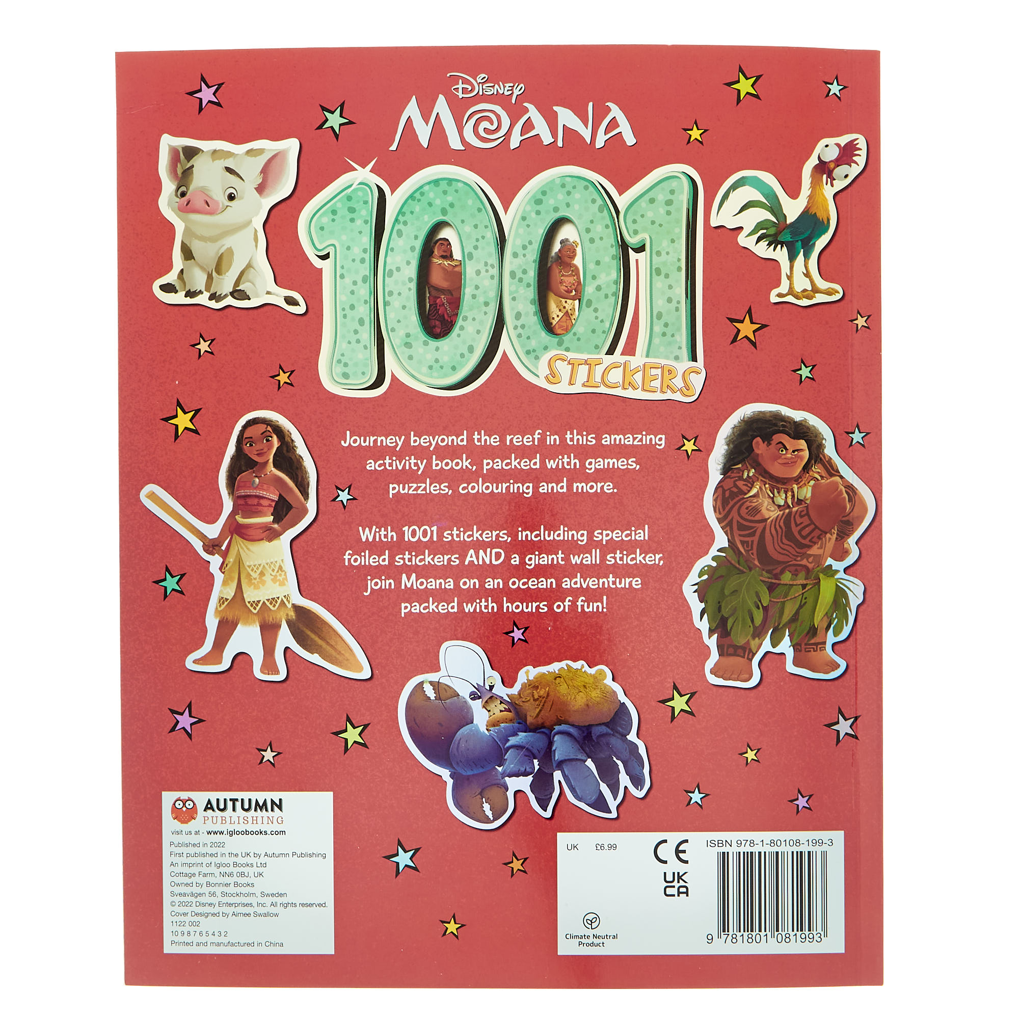 Moana: 1001 Stickers & Activities 