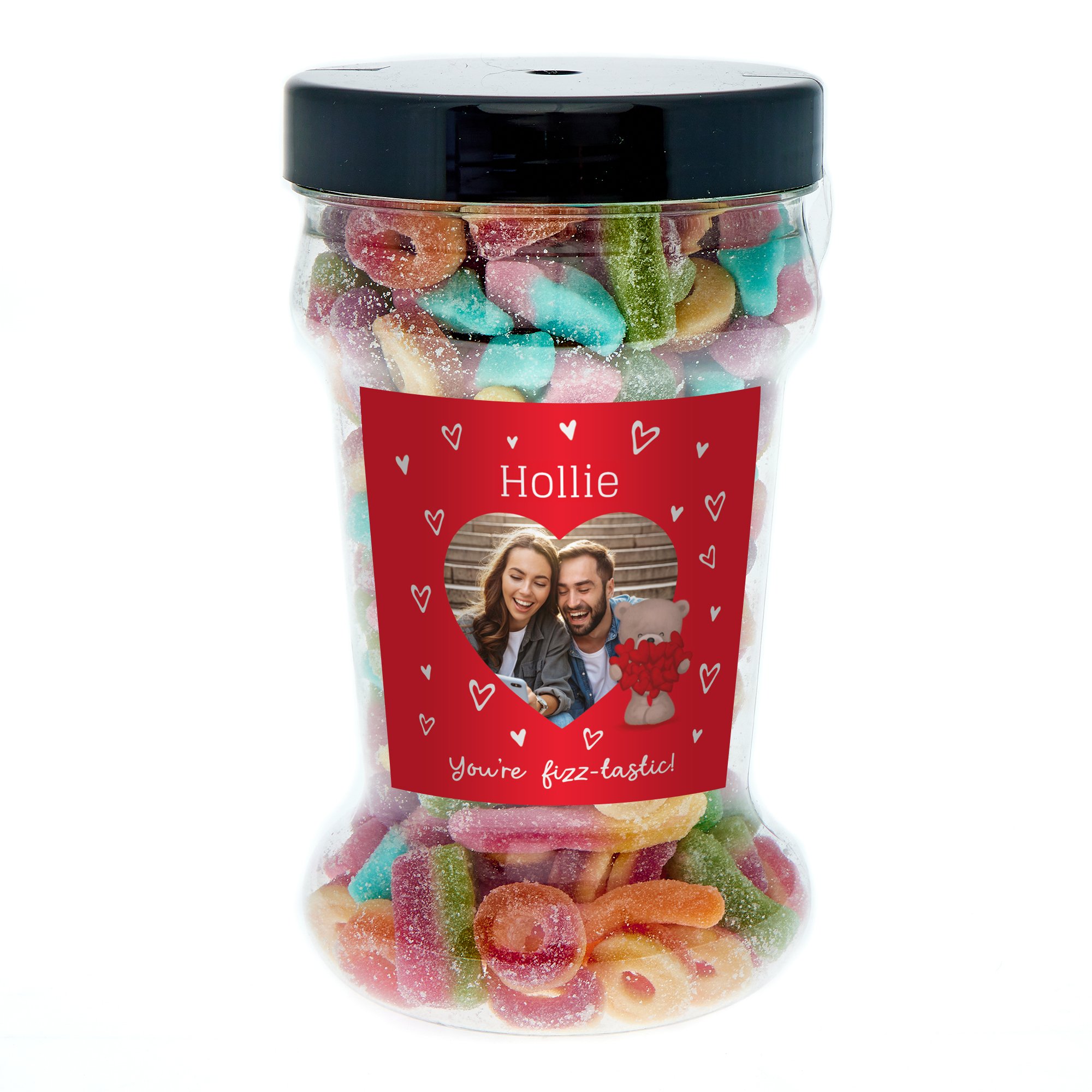 Photo Upload Sweet Jar - You're Fizz-tastic