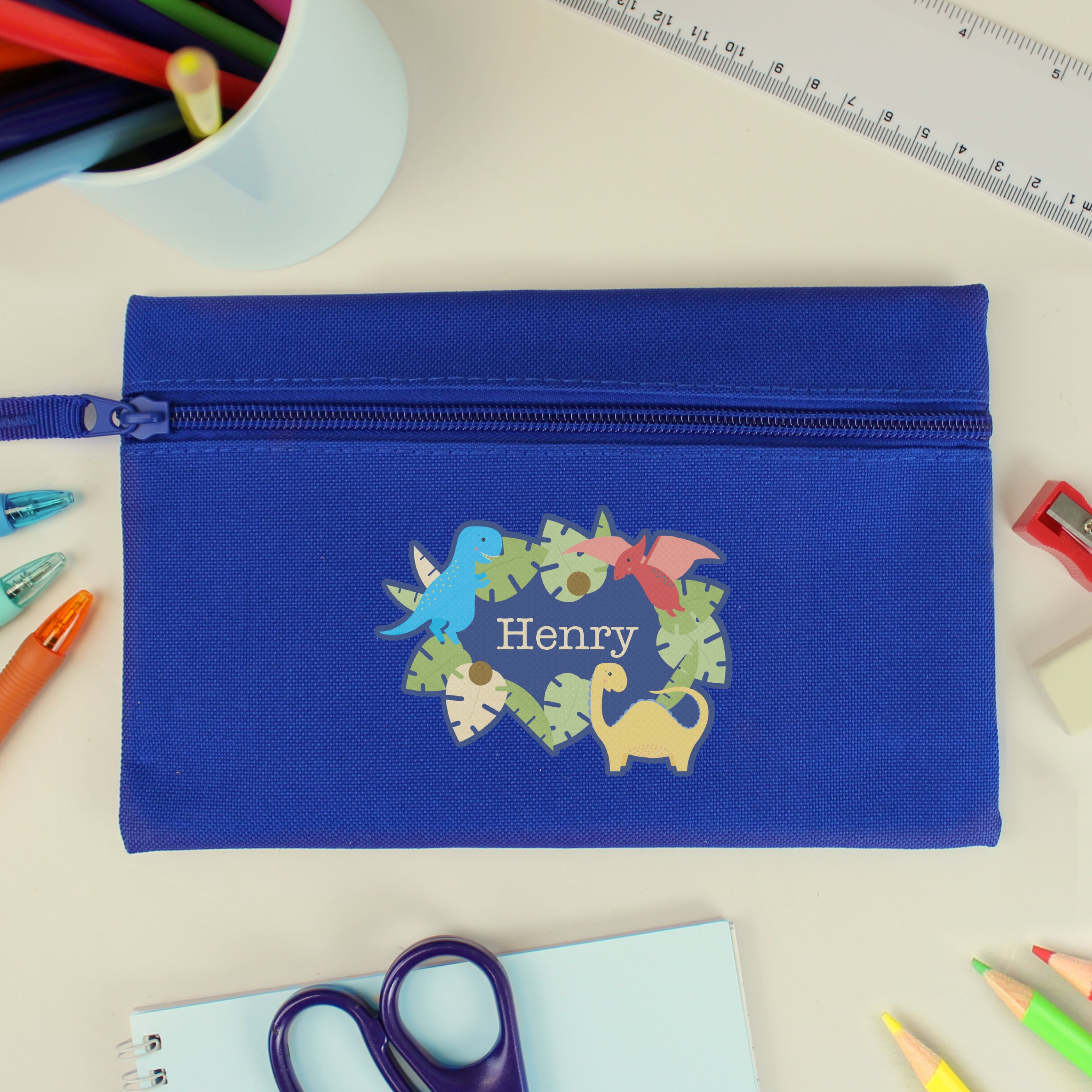 Personalised Pencil Case - Dinosaur