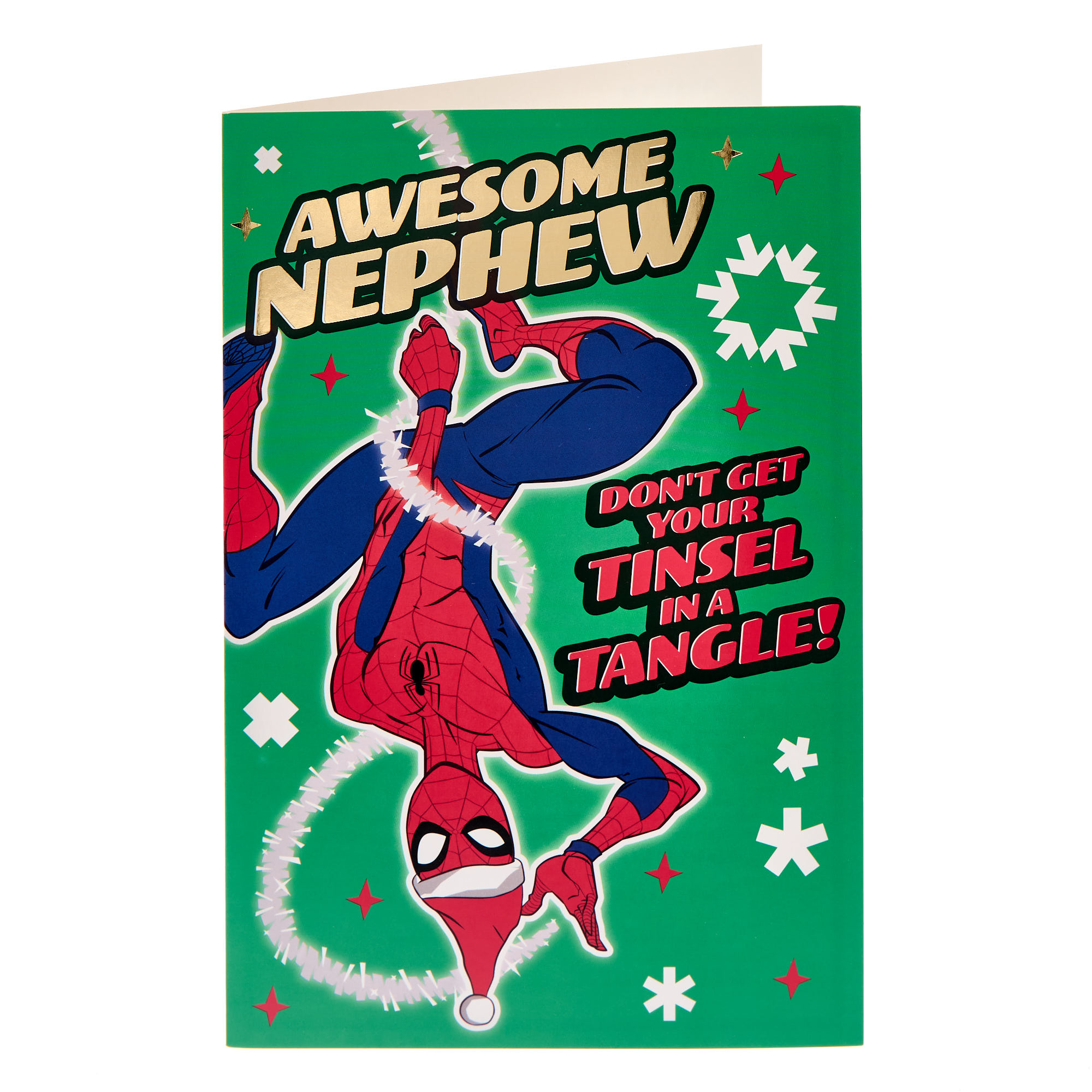 Nephew Spider-Man Christmas Card