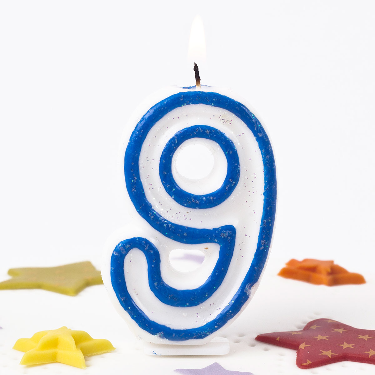 Buy Blue Number 9 Birthday Candle 4786 For Gbp 0.59 