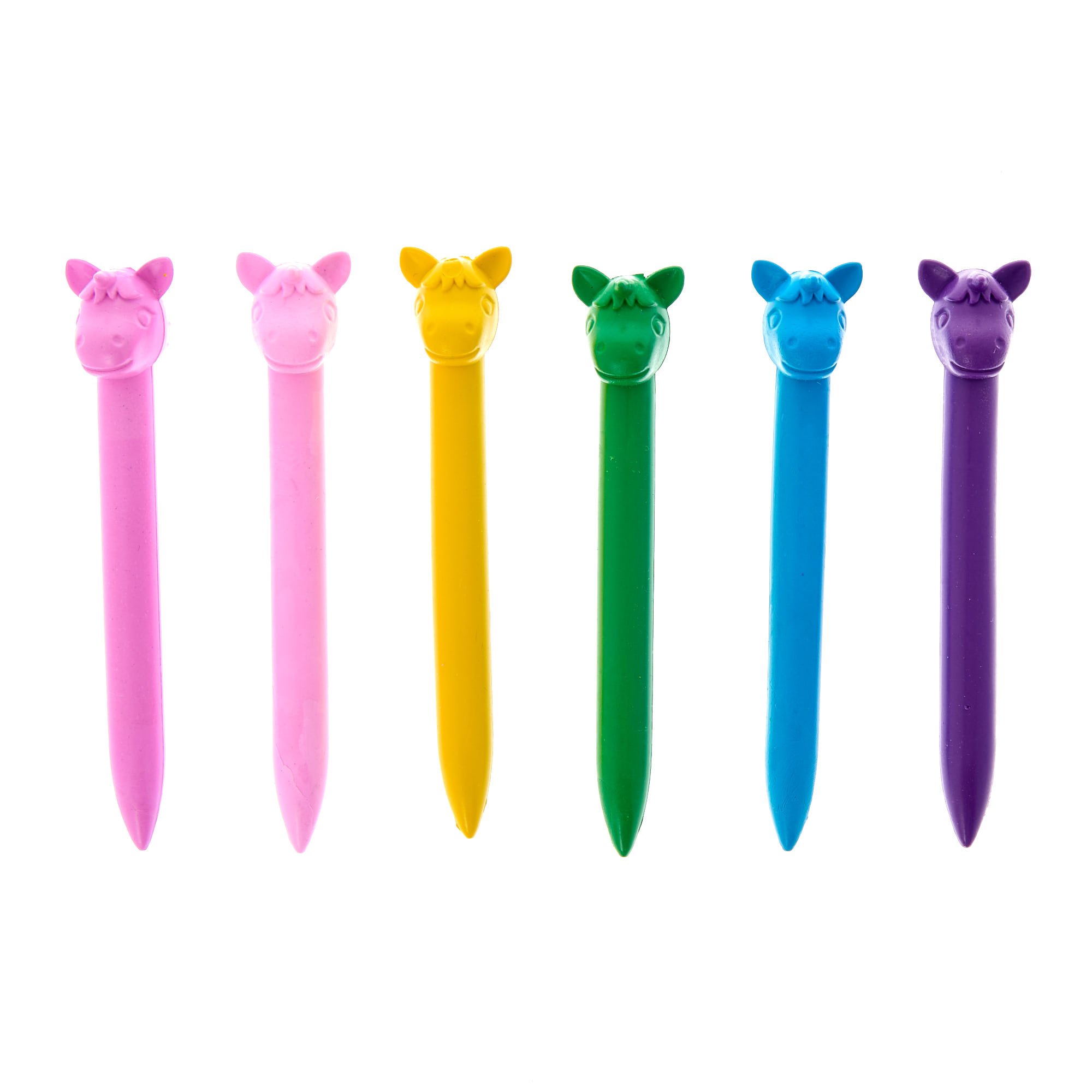 Unicorn Wax Crayons - Pack of 6