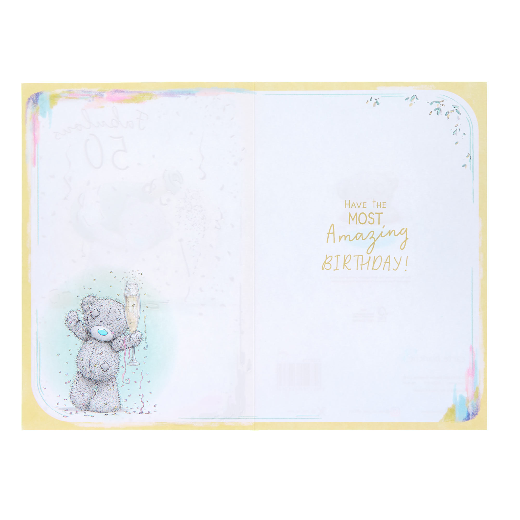 Me To You Tatty Teddy 50th Birthday Card