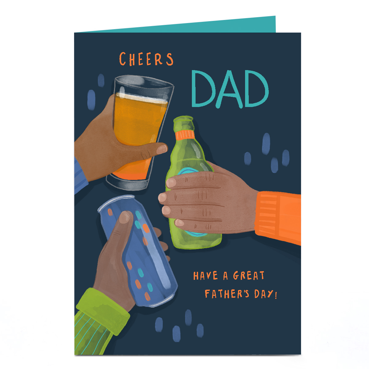 Personalised Father's Day Card - Have a Great Father's Day Card