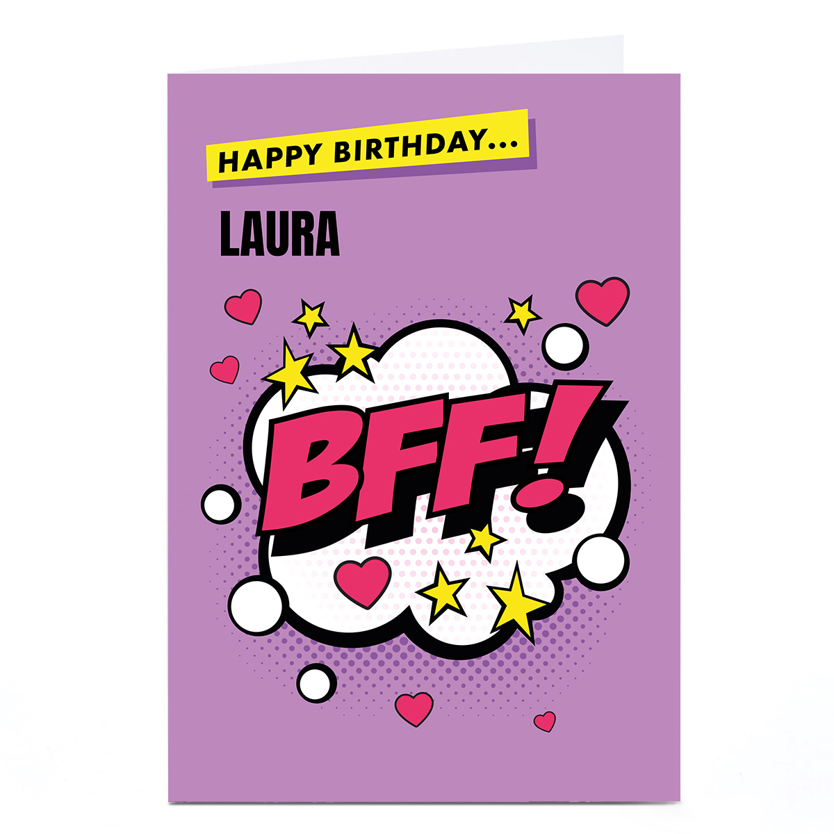 Personalised Hello Munki Birthday Card - BFF