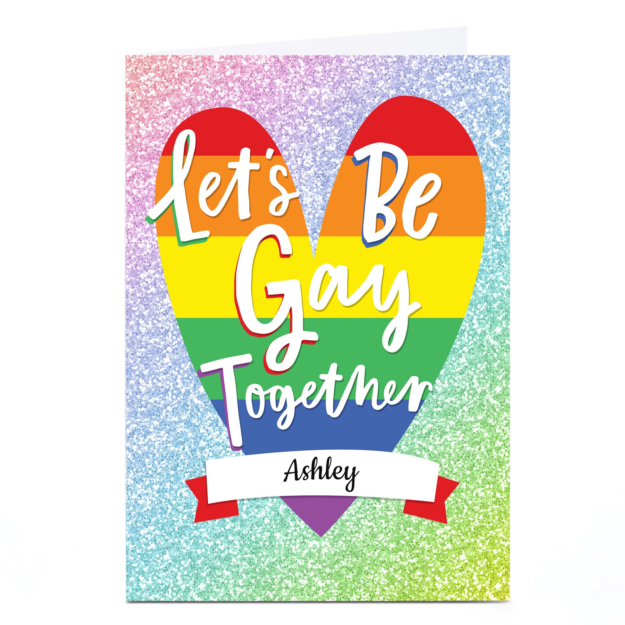 Buy Personalised Card - Let's Be Gay Together for GBP 1.79 | Card ...