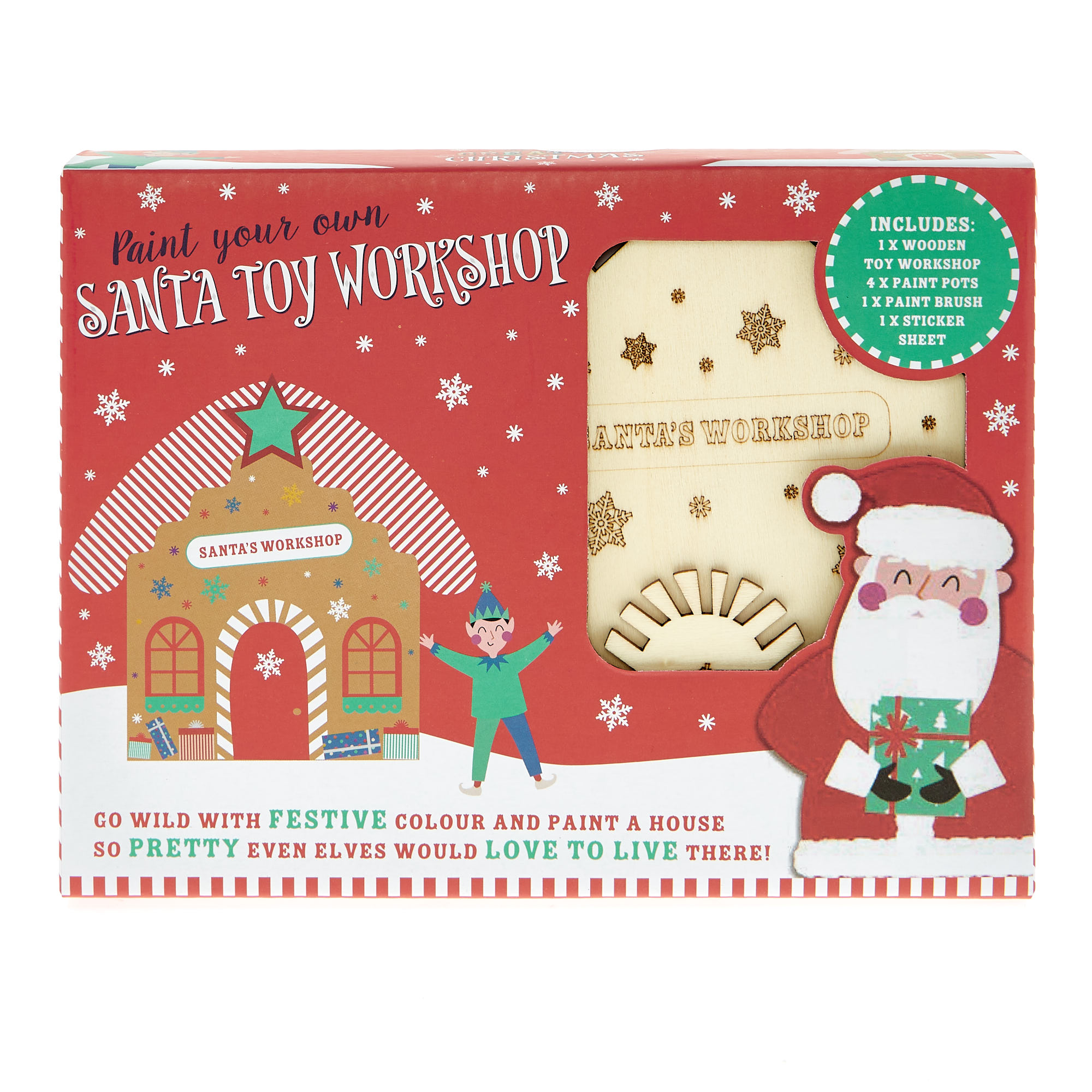 Paint Your Own Santa Toy Workshop