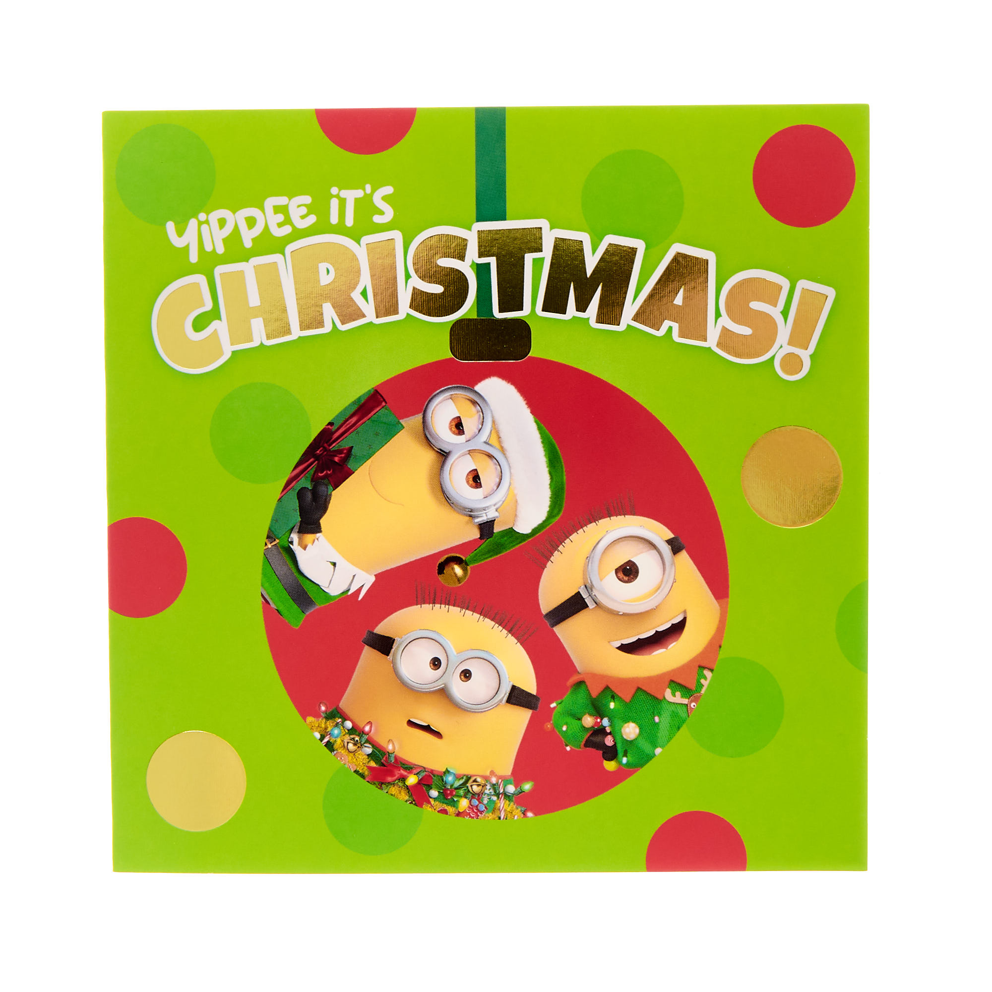 Minions Christmas Cards - Pack of 12 (2 Designs)