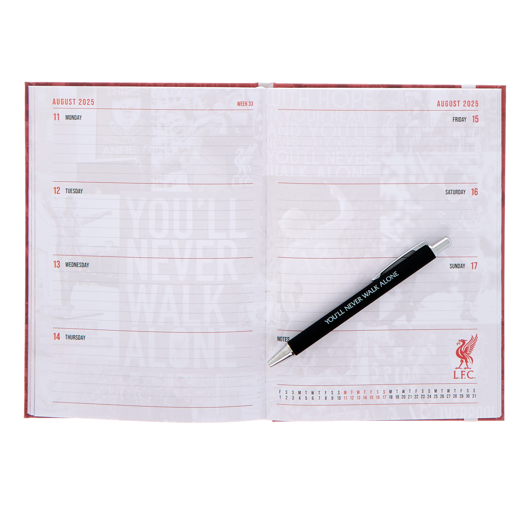 Liverpool FC 2025 Limited Edition Calendar & Musical Collectors Gift Set