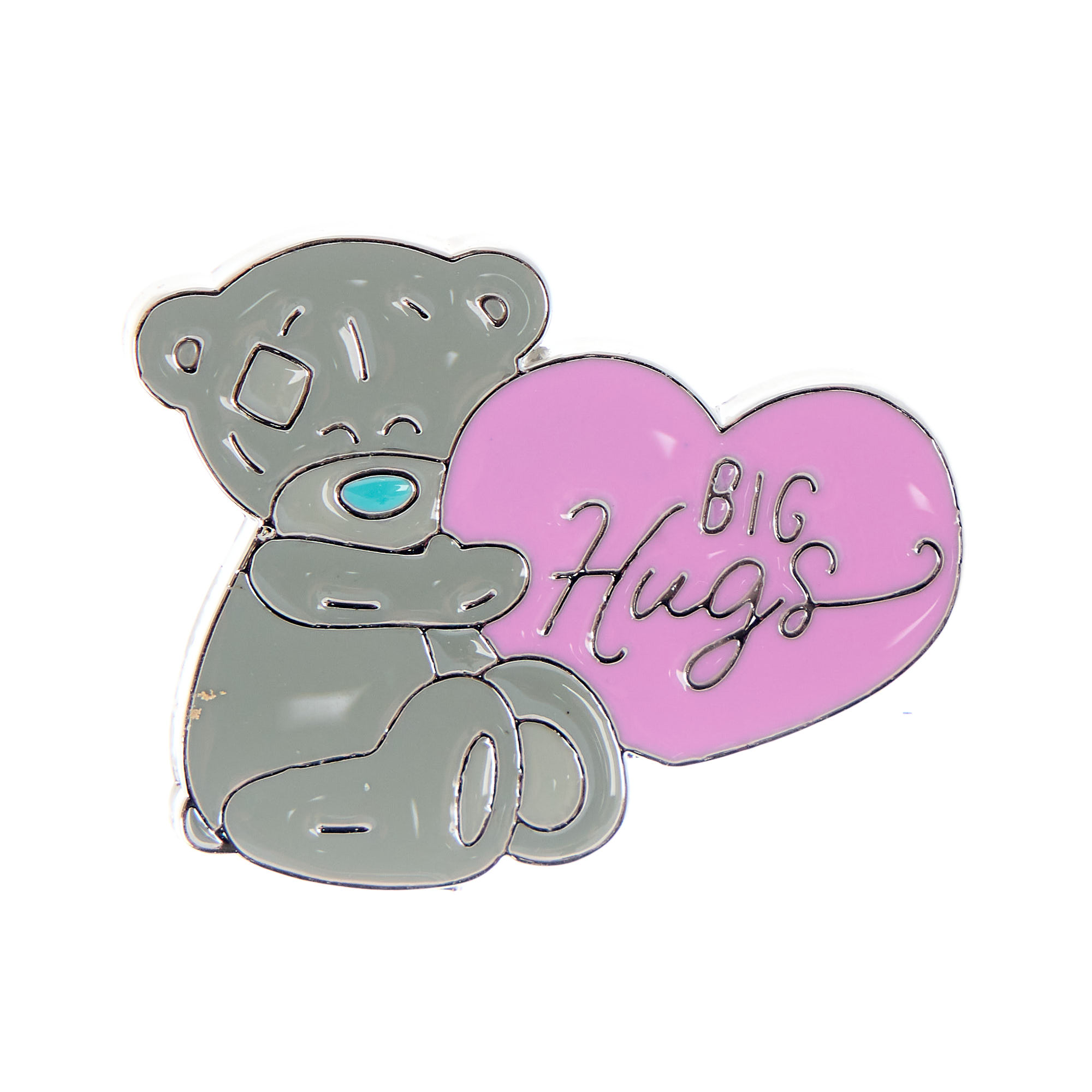 Bug Hugs Me To You Tatty Teddy Pin Badge