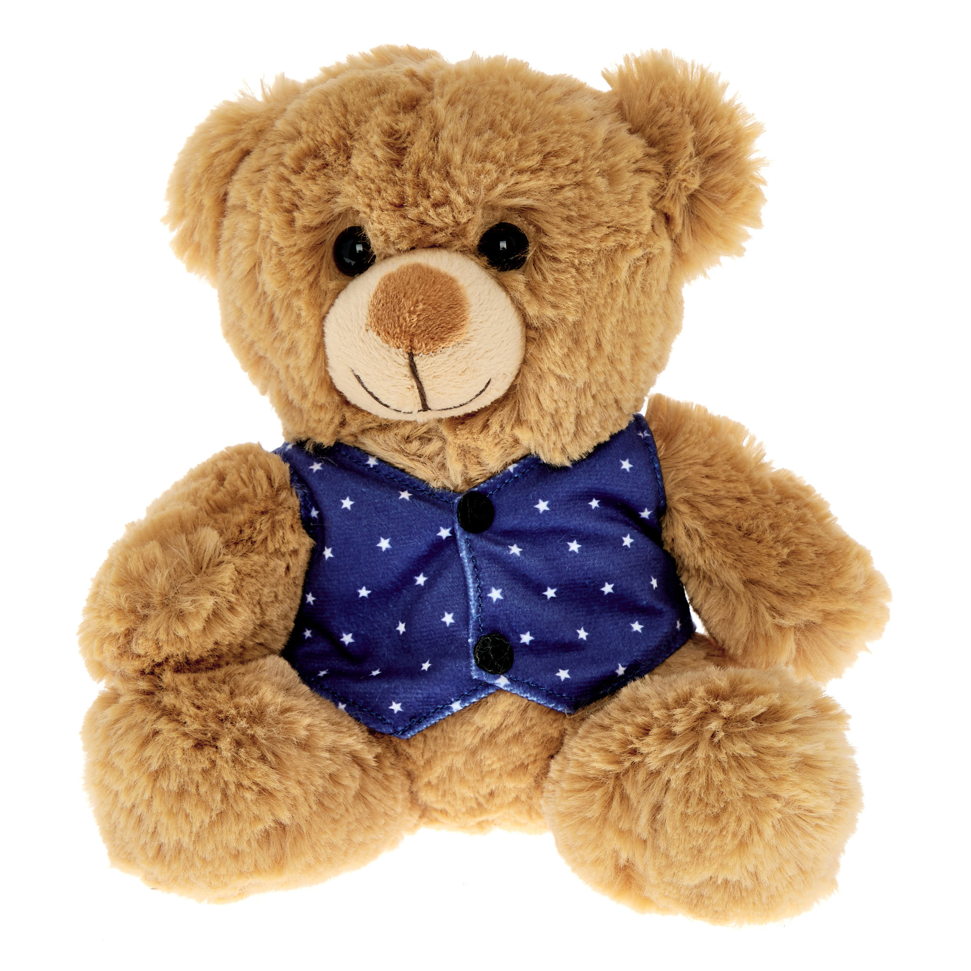 Small Classic Bear In A Waistcoat Soft Toy