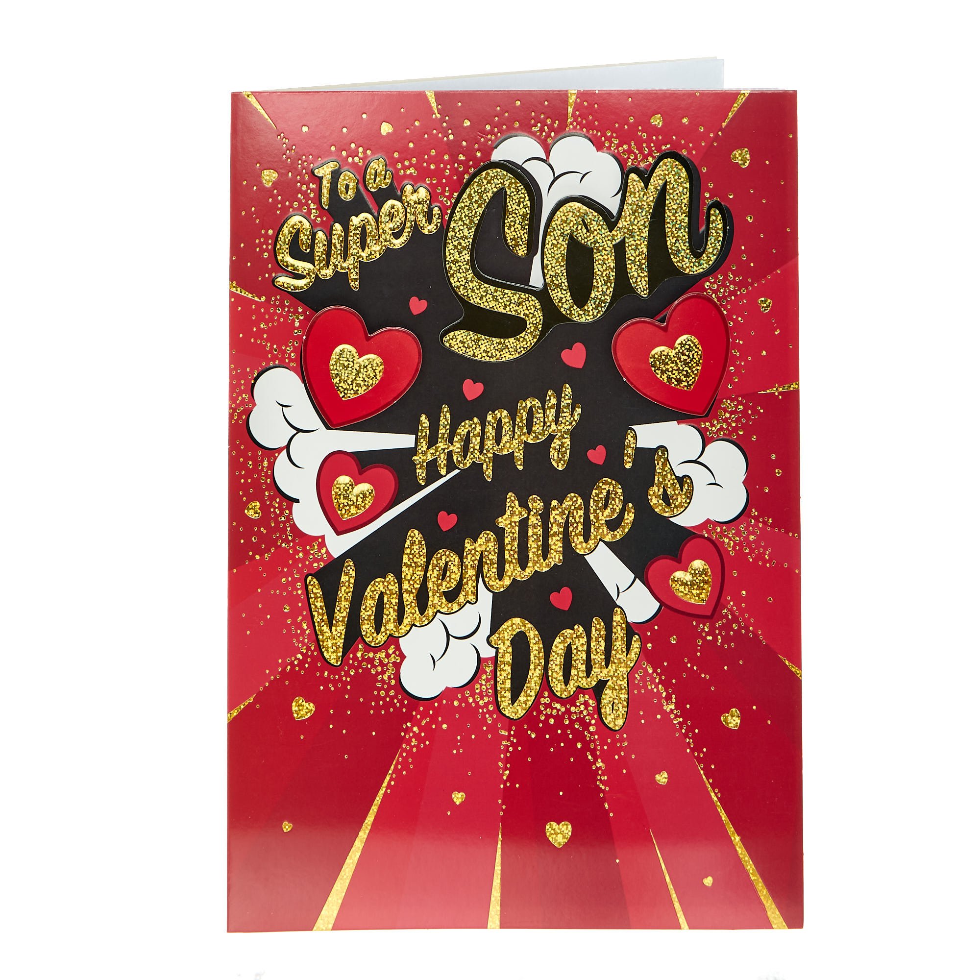 Valentine's Day Card - To A Super Son