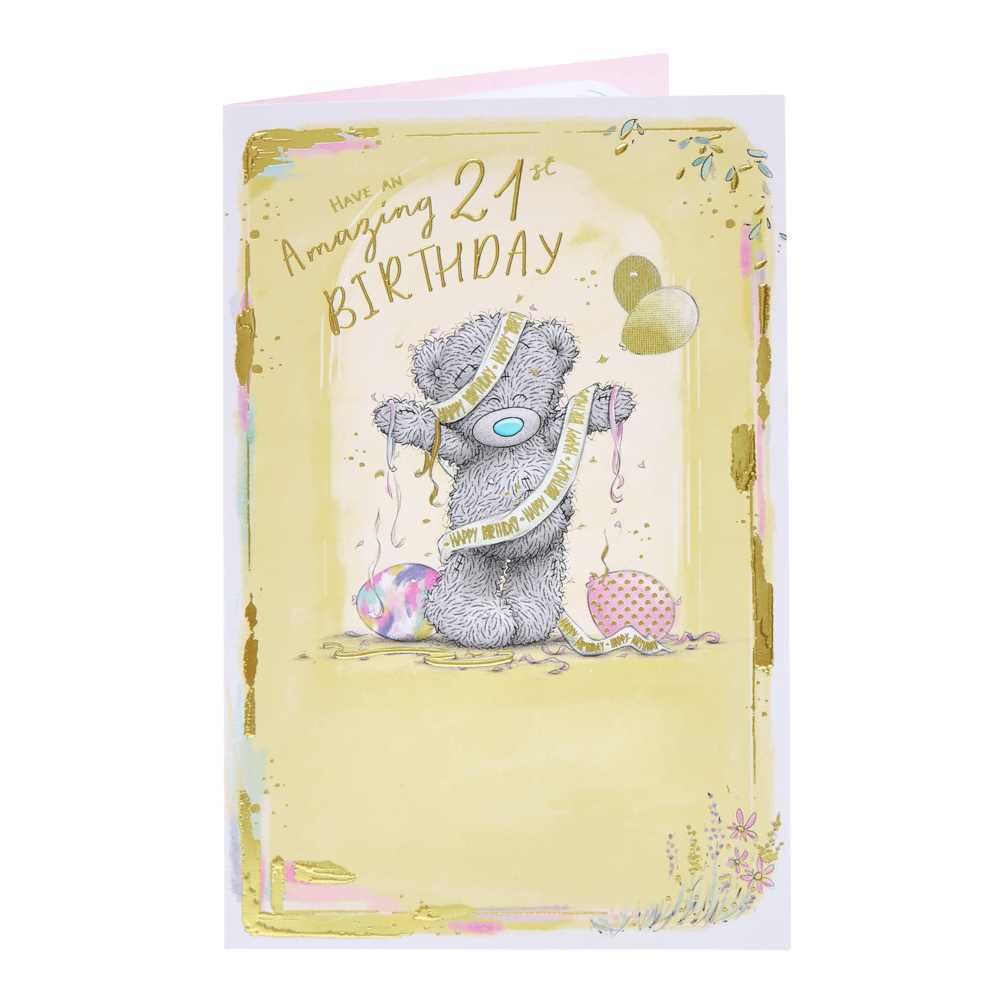 Me To You Tatty Teddy 21st Birthday Card