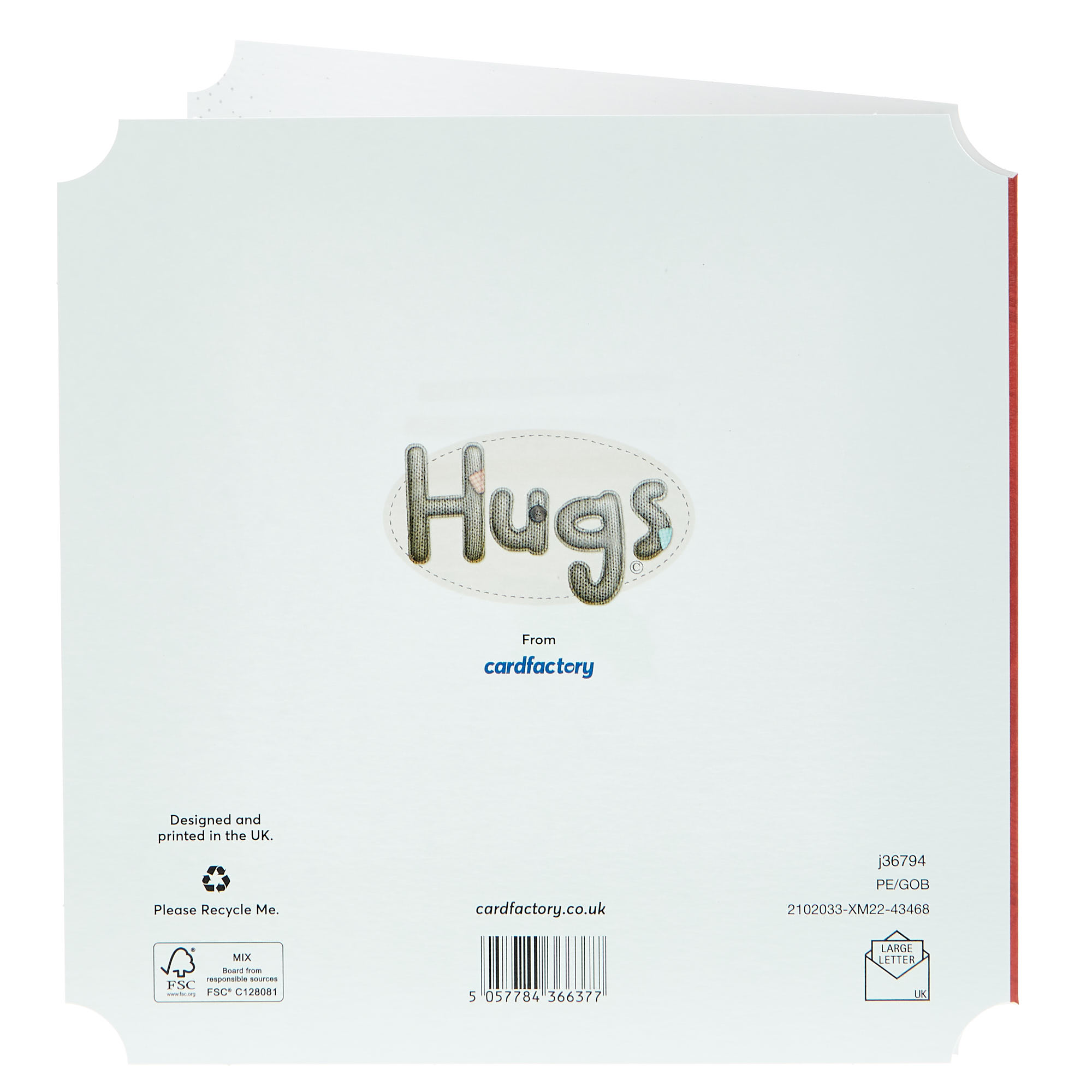 Hugs Christmas Card - Just For You Nephew