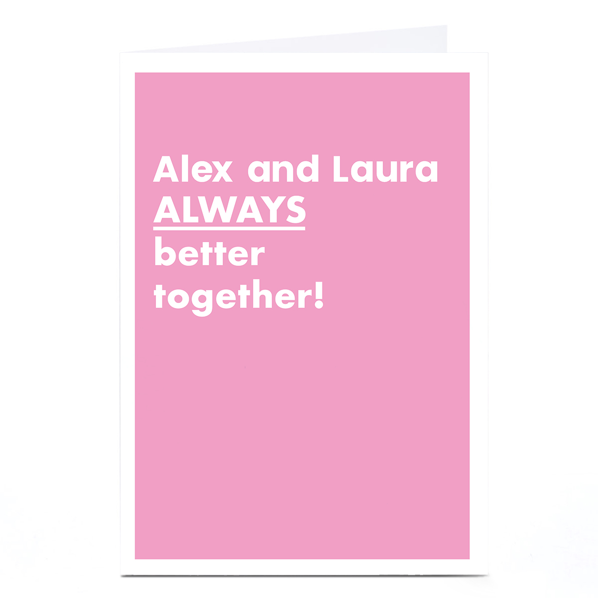 Personalised Hello Munki Valentine's Day Card - Better Together