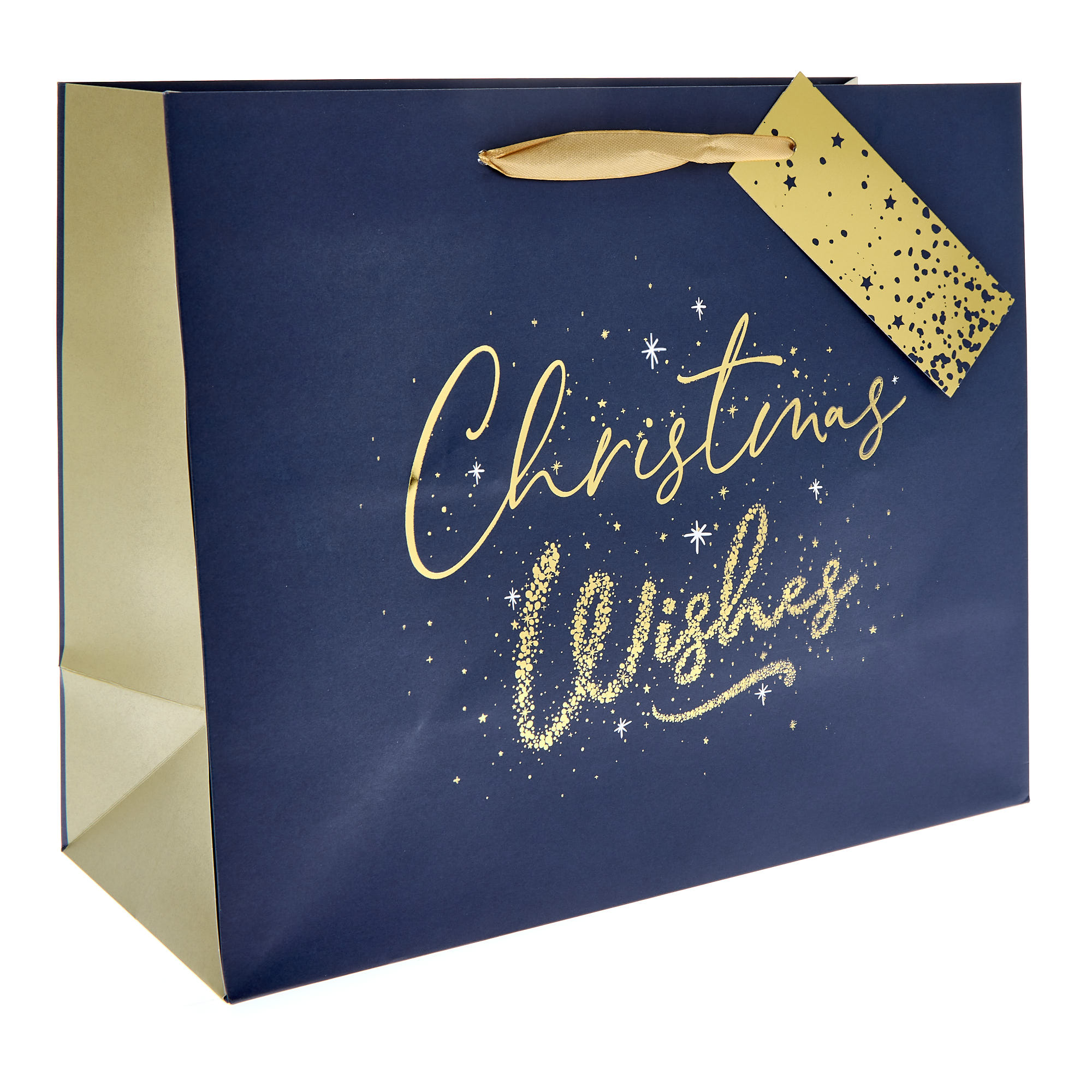 Christmas Wishes Large Landscape Christmas Gift Bag