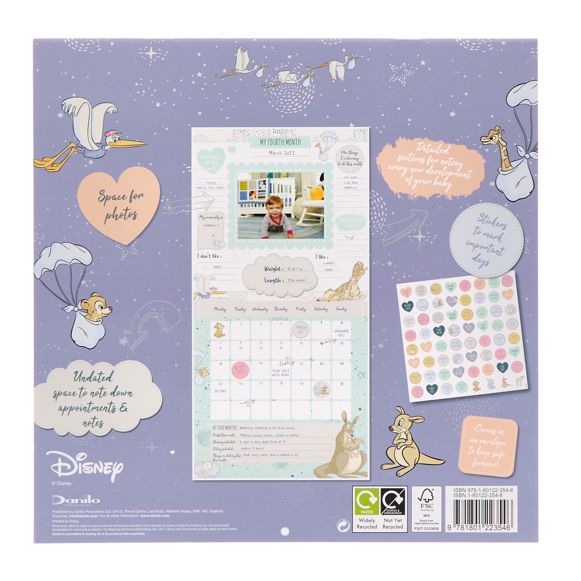 Baby's First Year Disney Keepsake Calendar