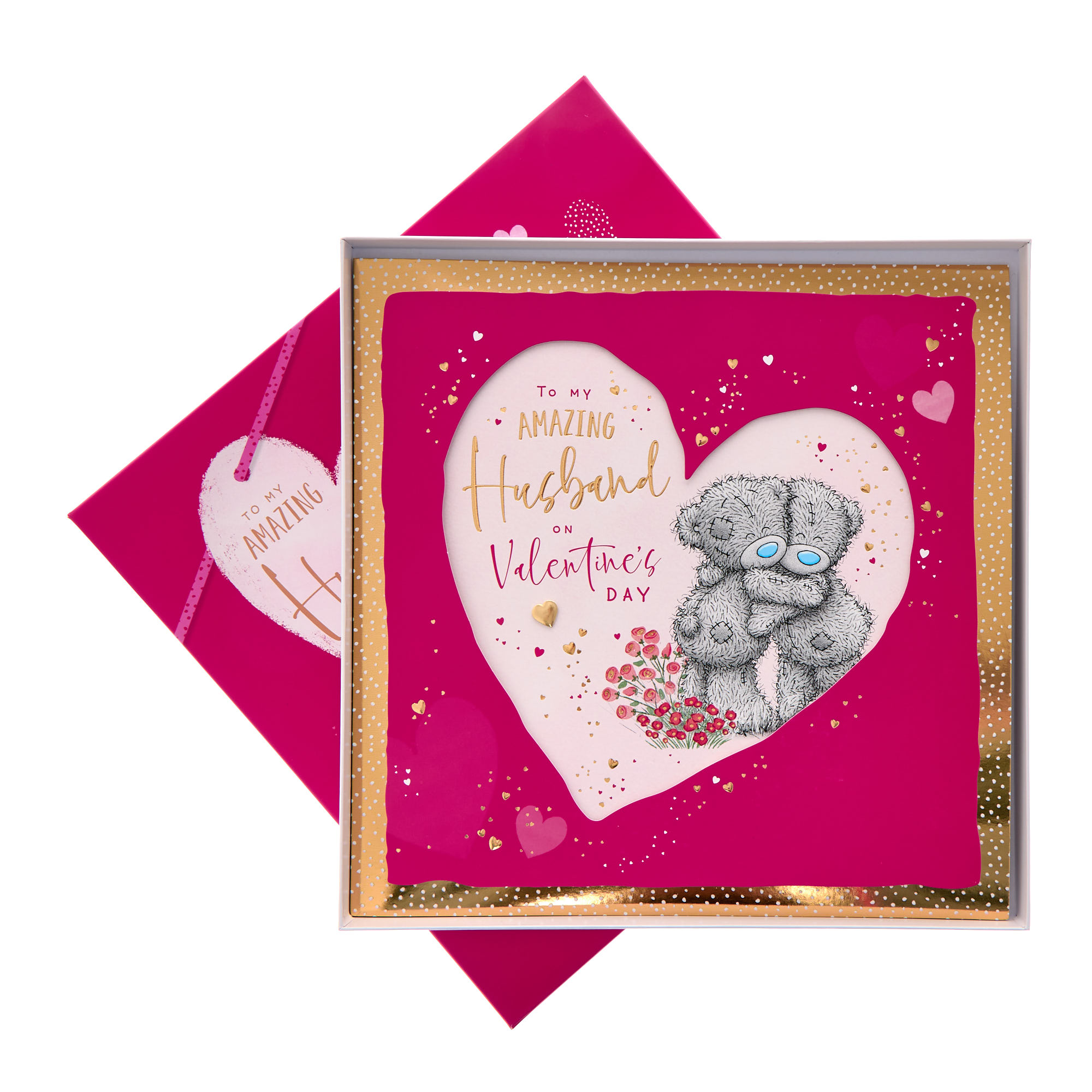 Me To You Tatty Teddy Amazing Husband Boxed Valentine's Day Card